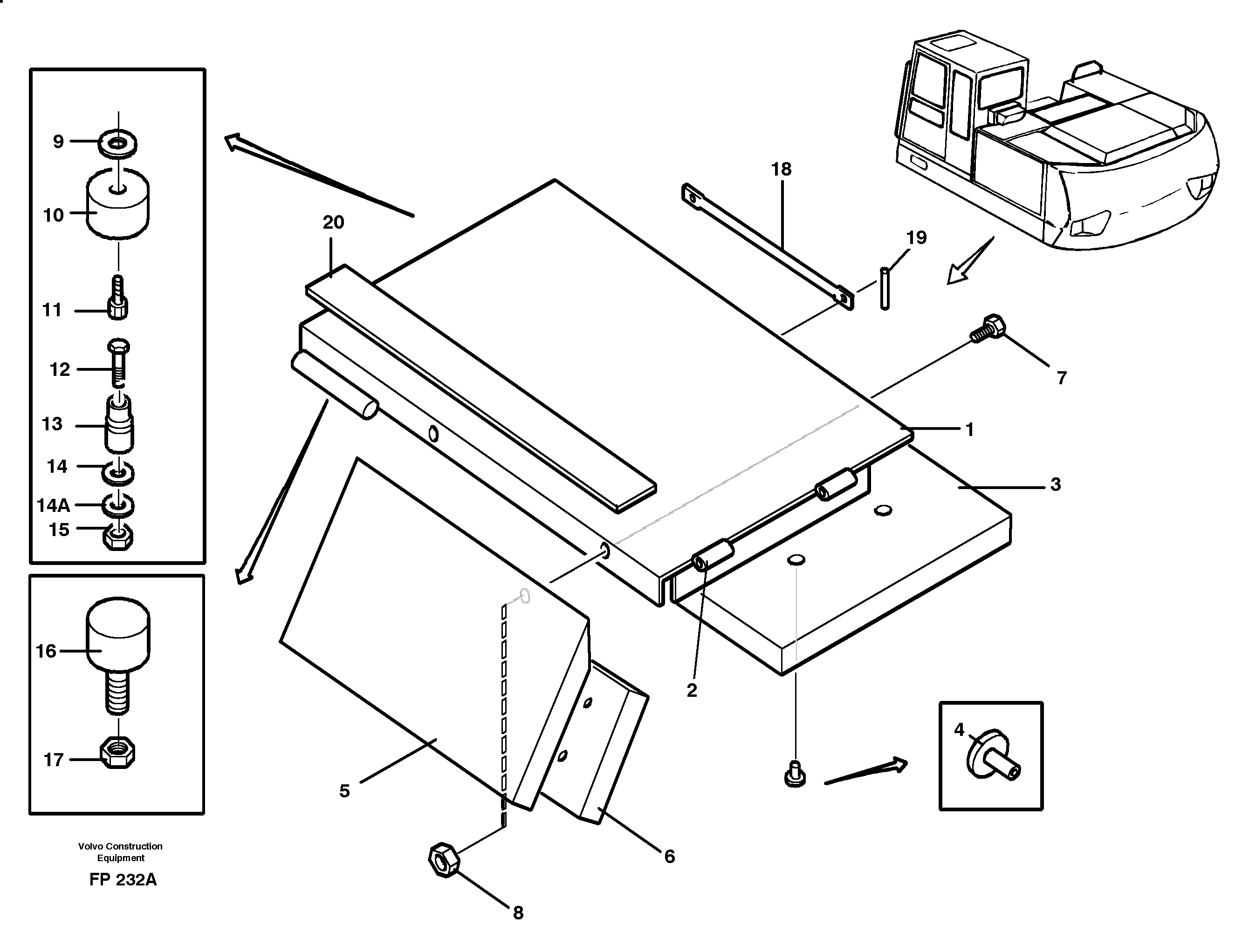 Hatch, valve housing — volvo parts diagram