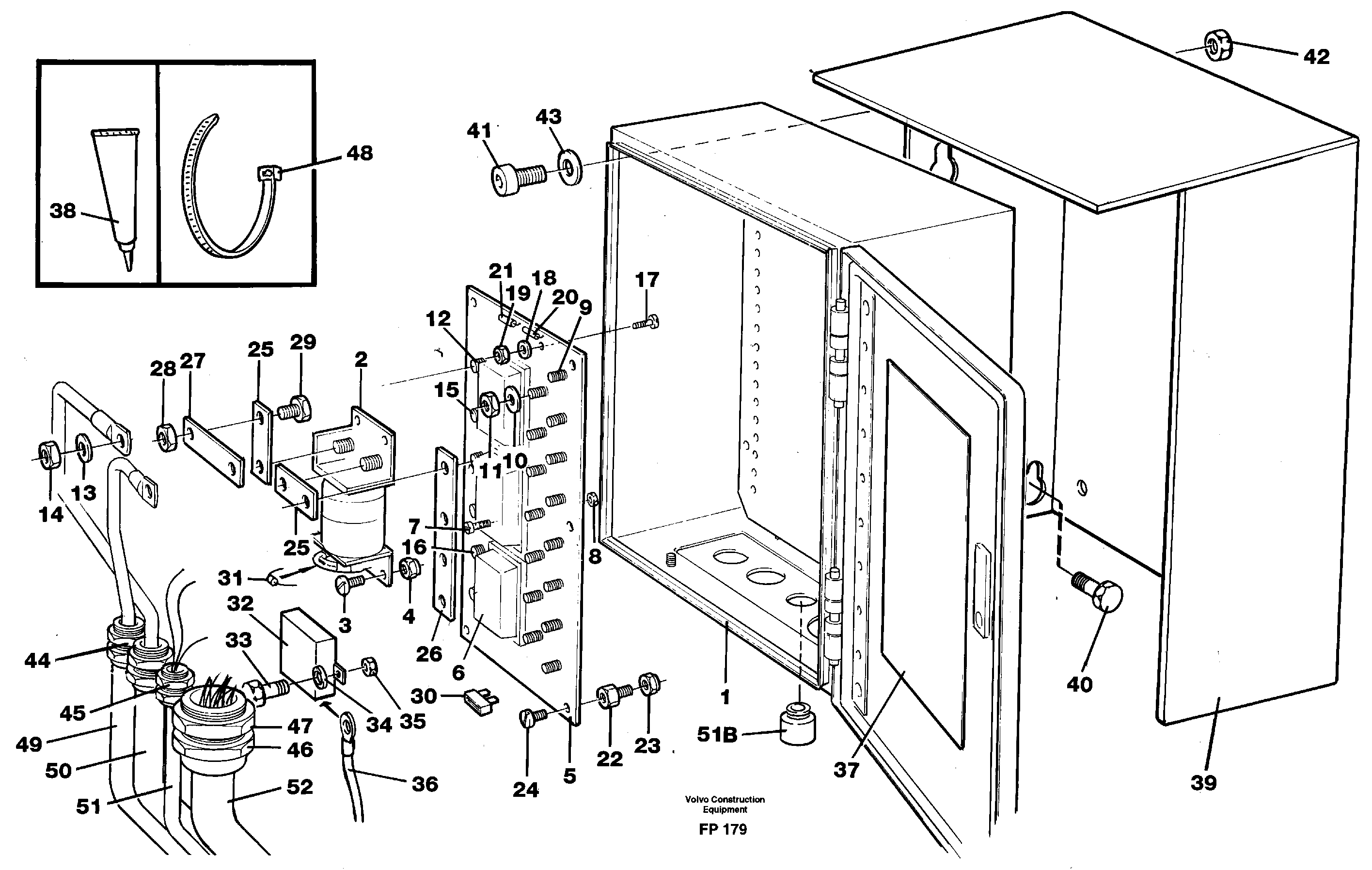 Main fuse box — volvo parts diagram