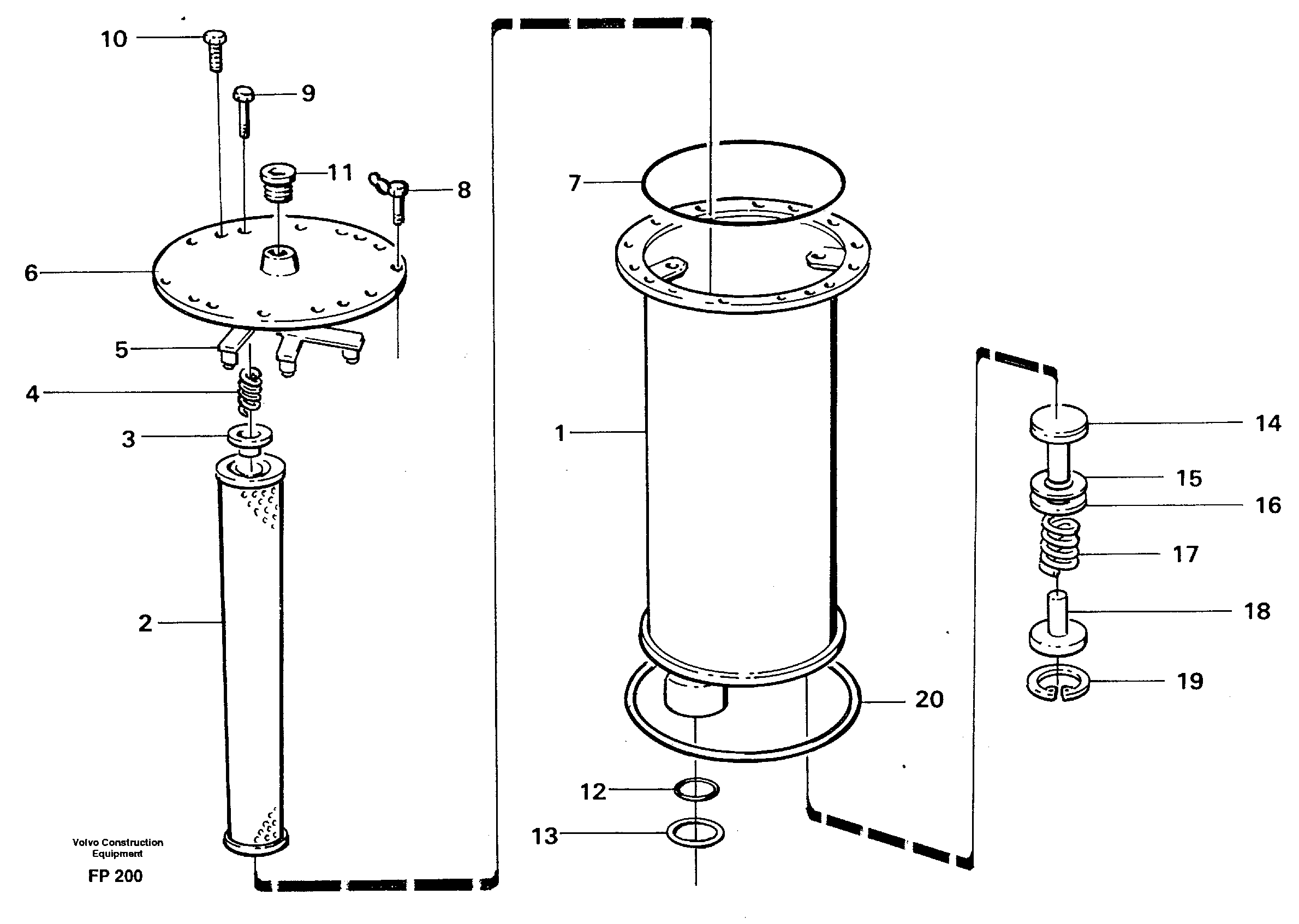 Filter box — volvo parts diagram