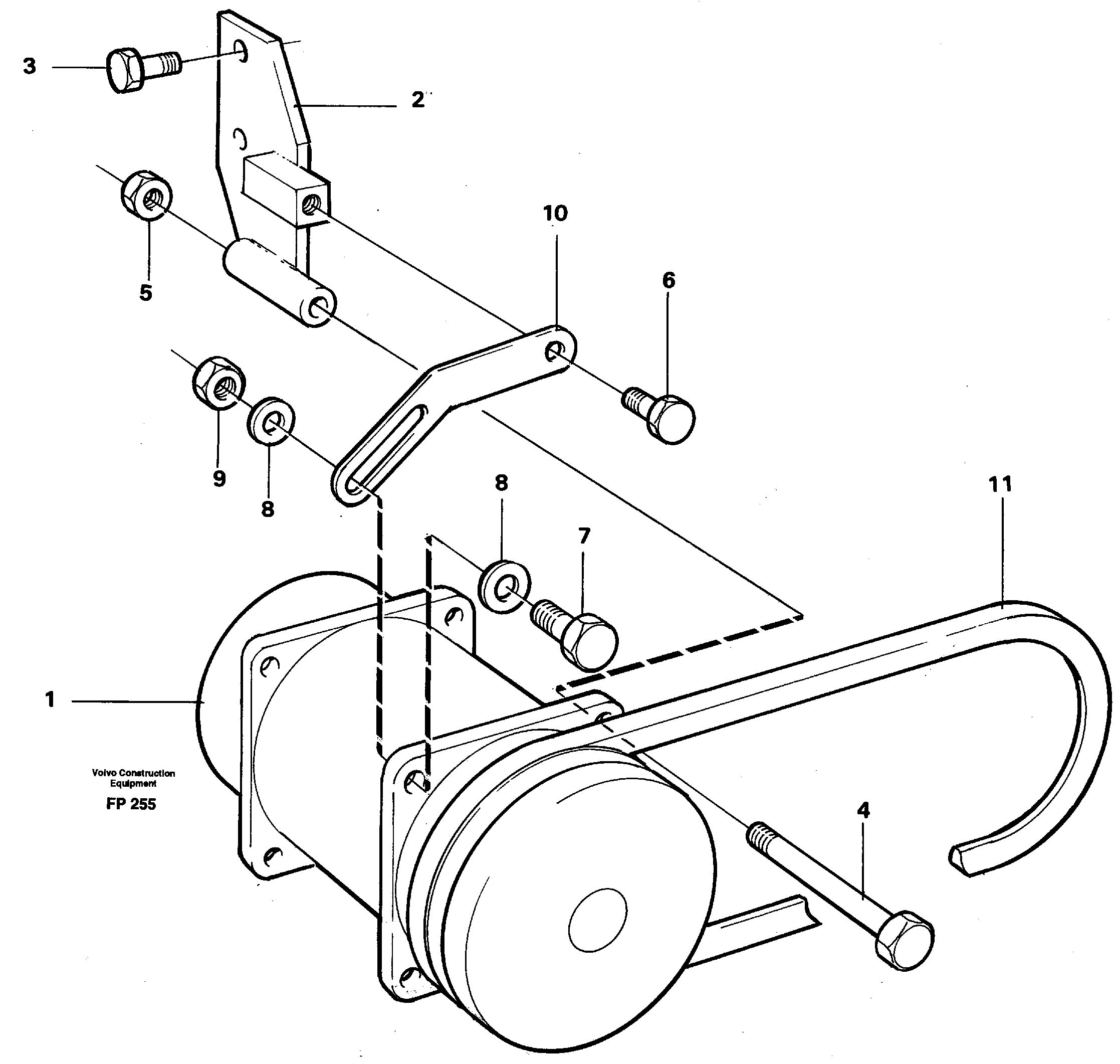 Compressor with fitting parts Cooling agent R134 A 14268393 — volvo parts diagram