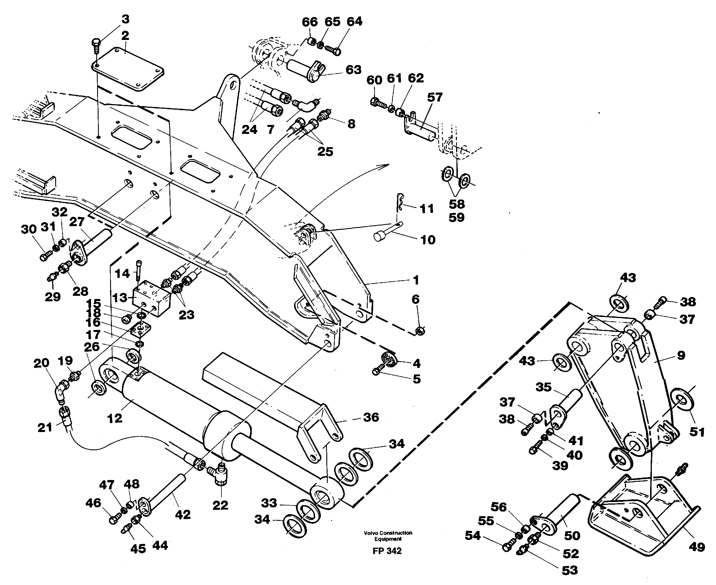 Stabilisors flexible plates  14259273 — volvo parts diagram