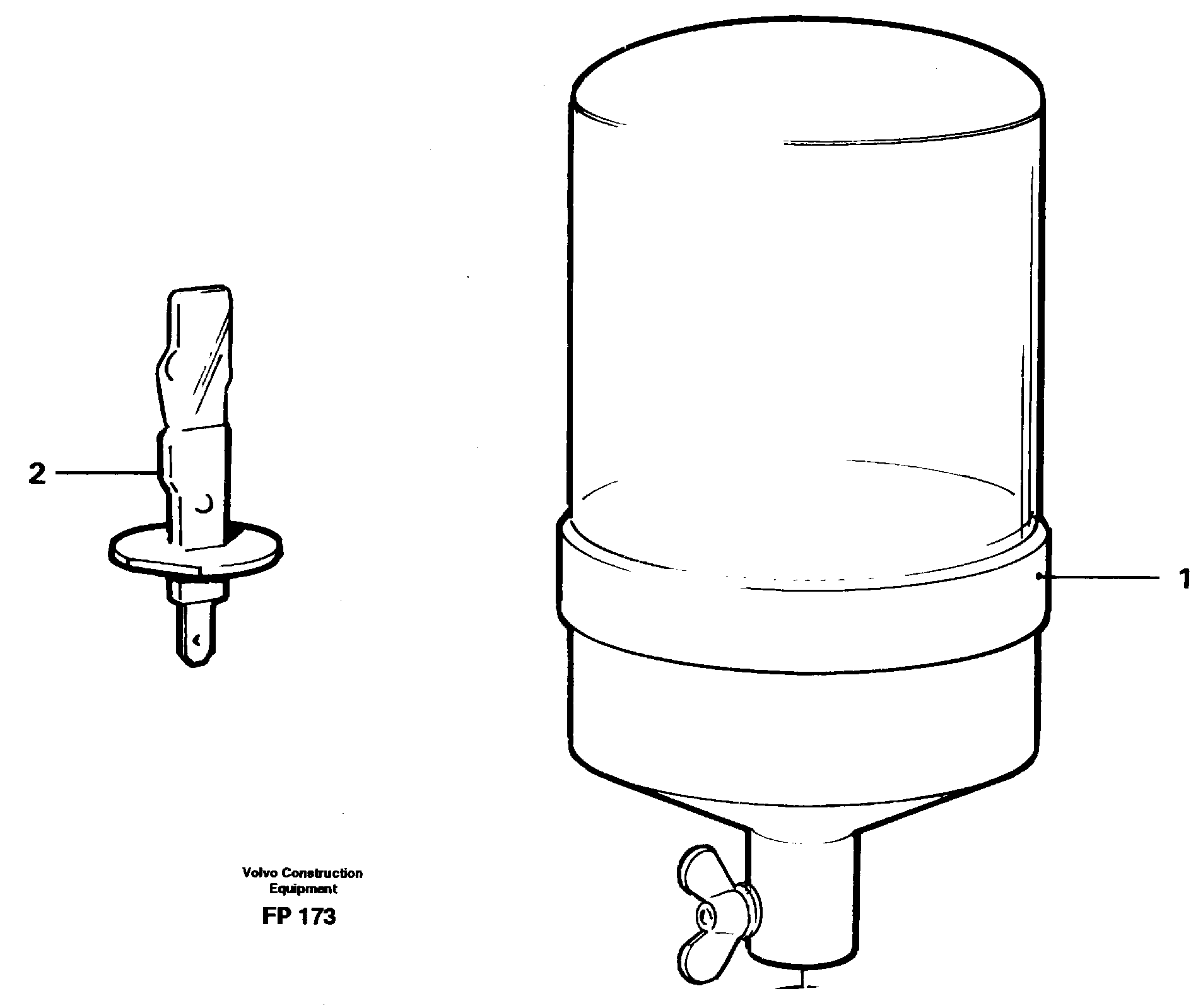 Rotating beacon 11997498 — volvo parts diagram