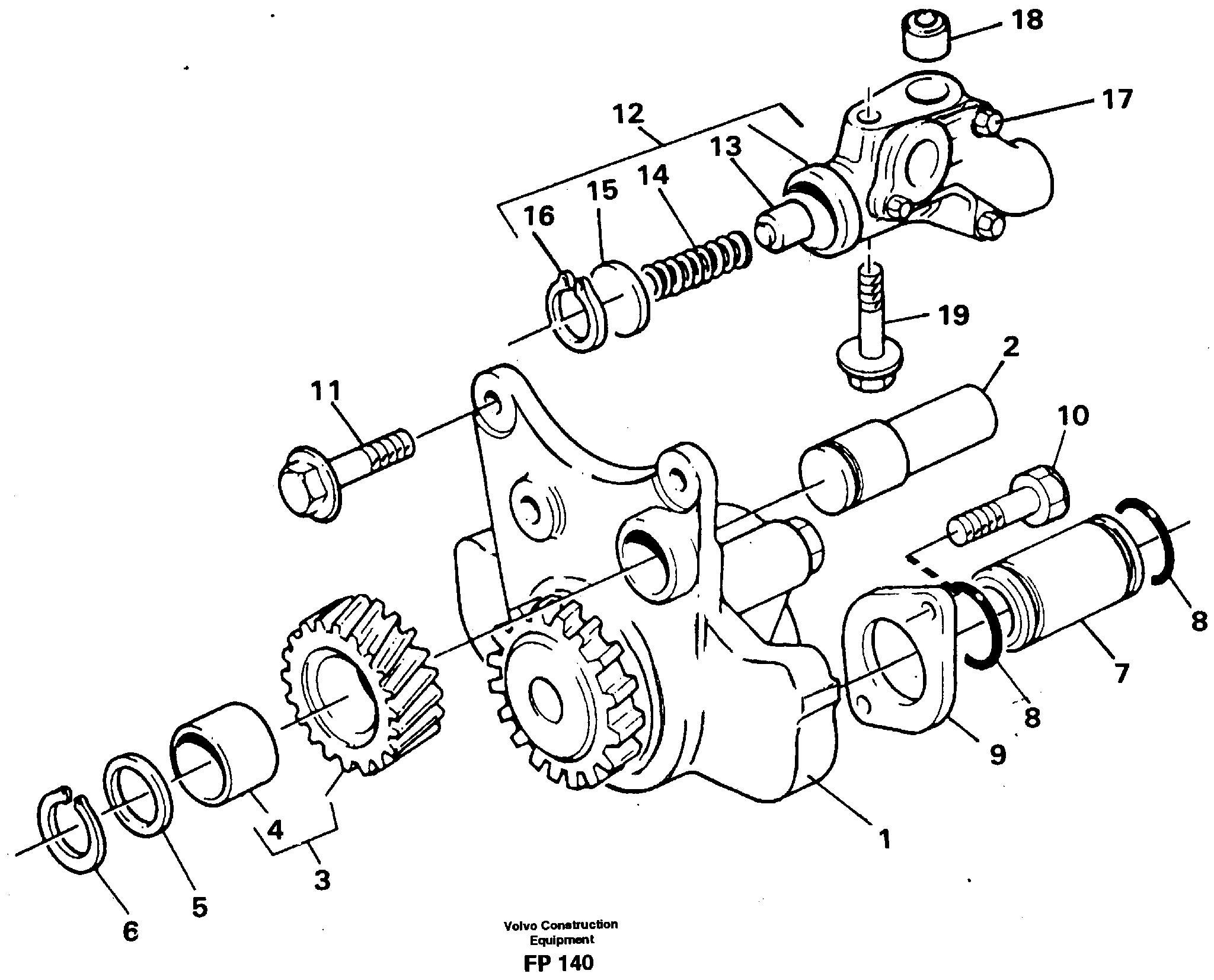 Oil pump — volvo parts diagram