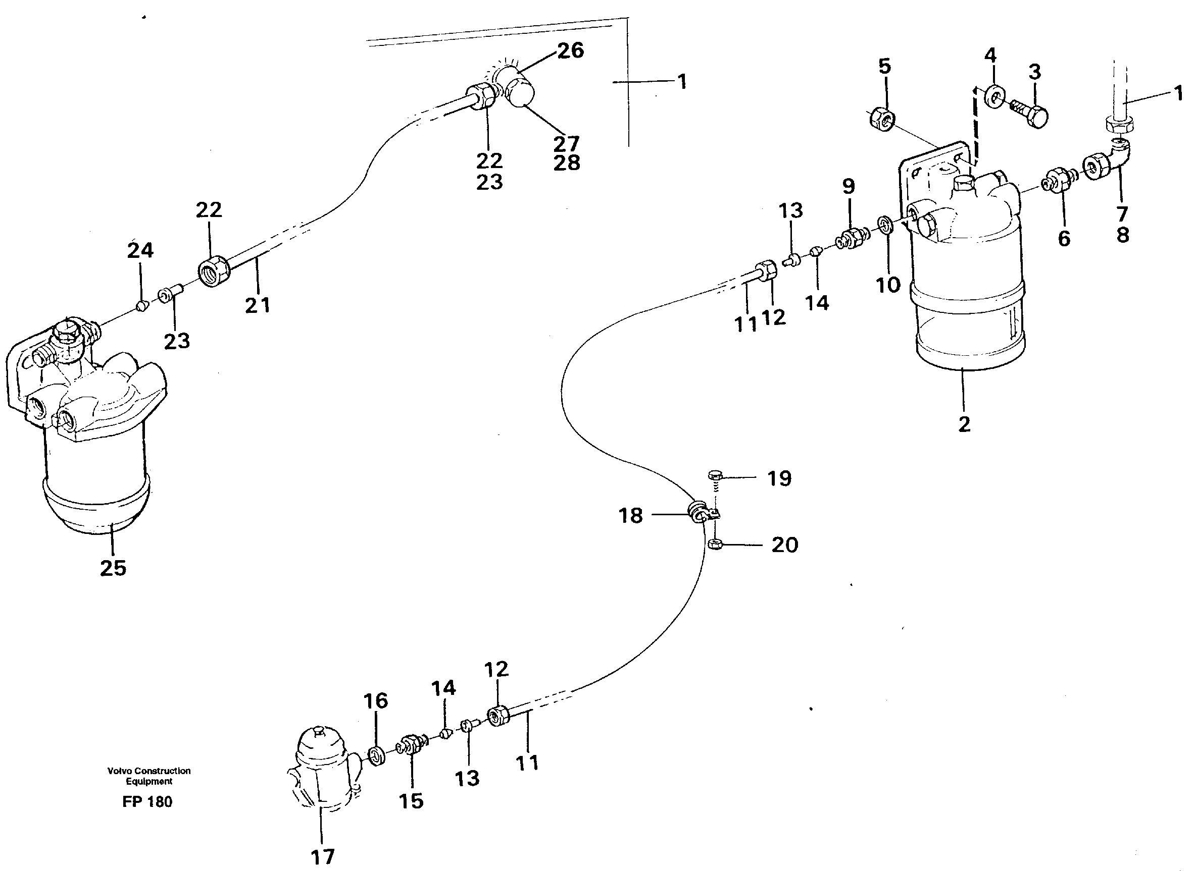 Fuel system: Fuel tank - fuel pump — volvo parts diagram