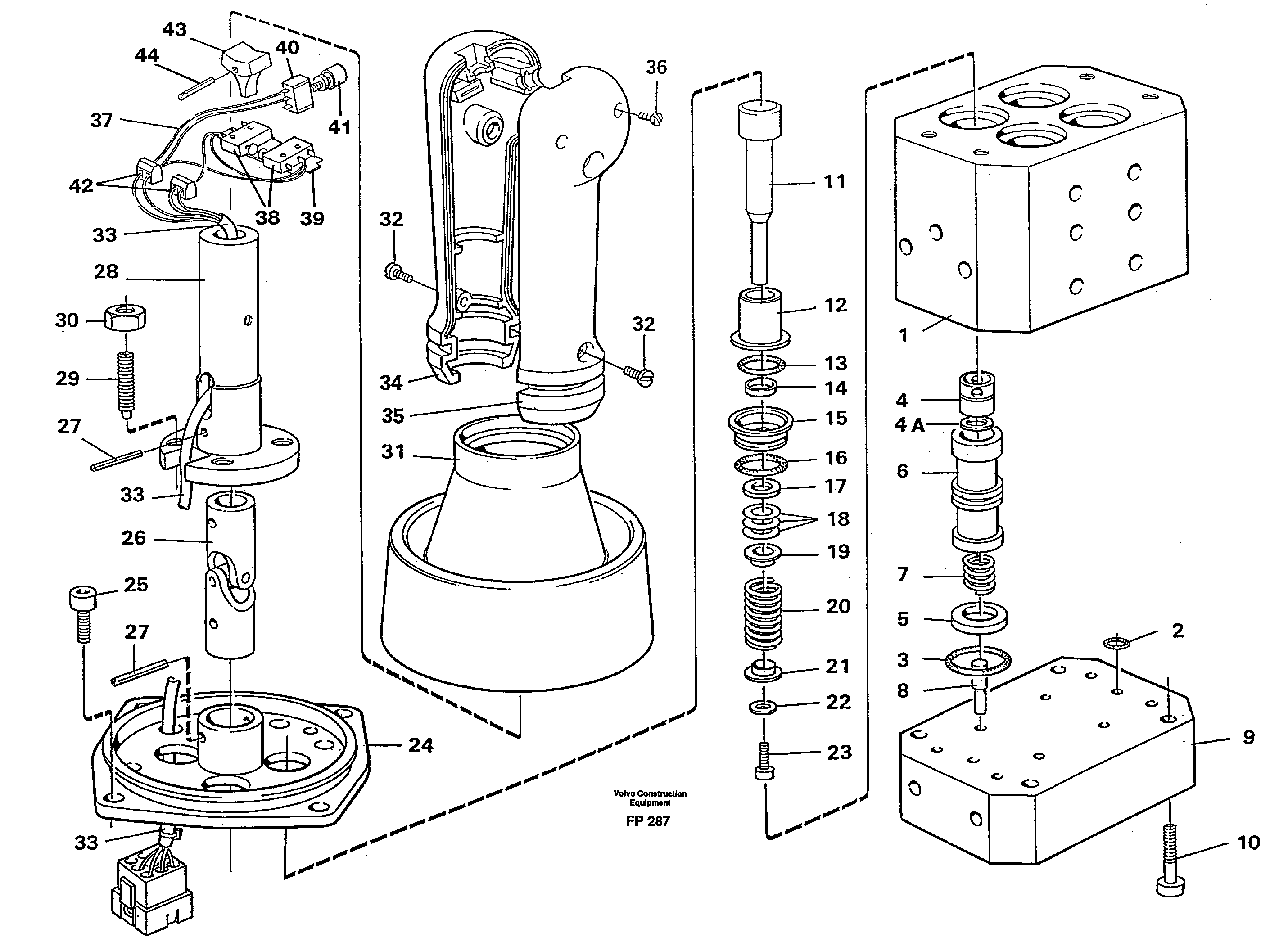 Control pressure valve — volvo parts diagram
