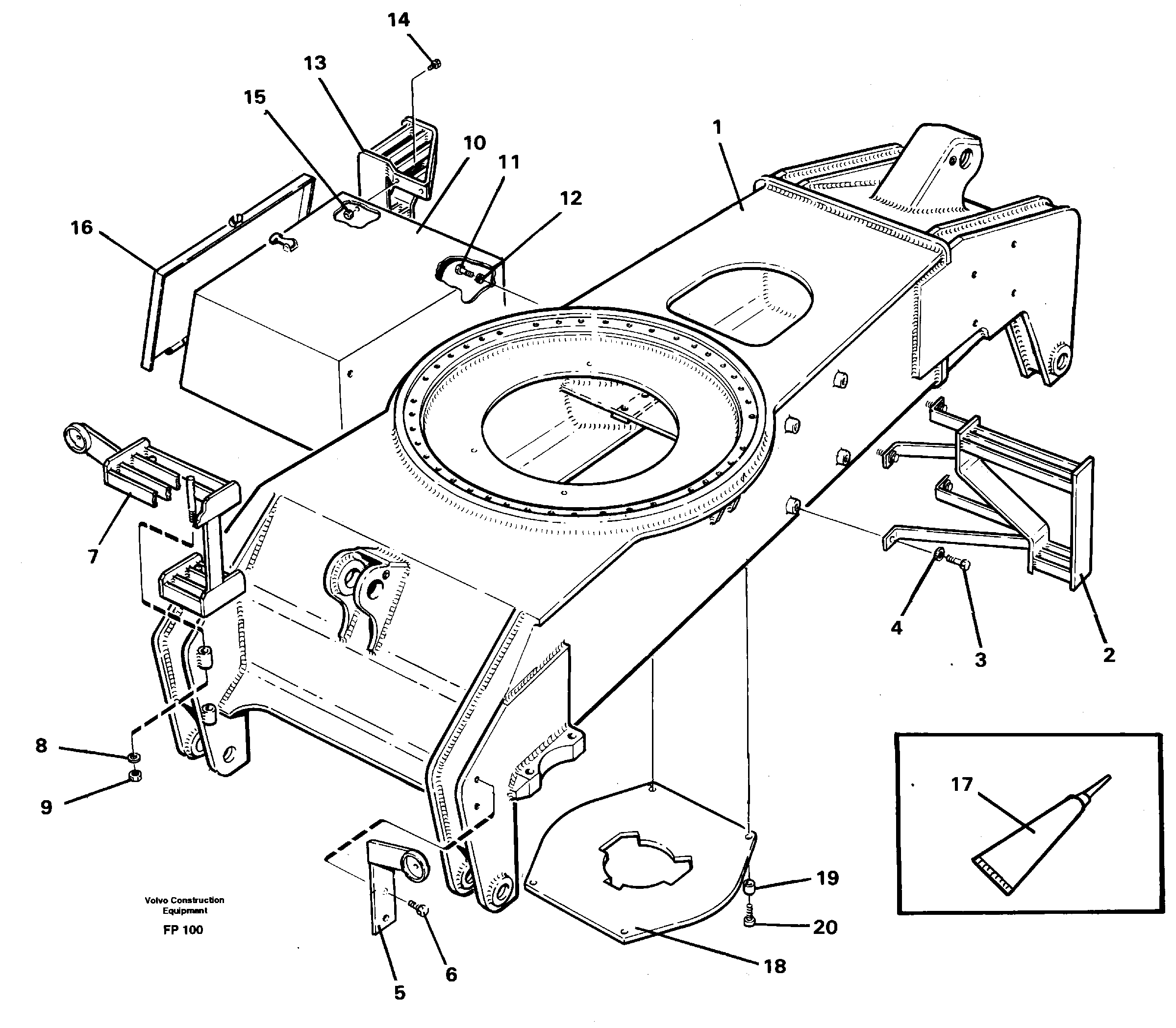 Undercarriage — volvo parts diagram