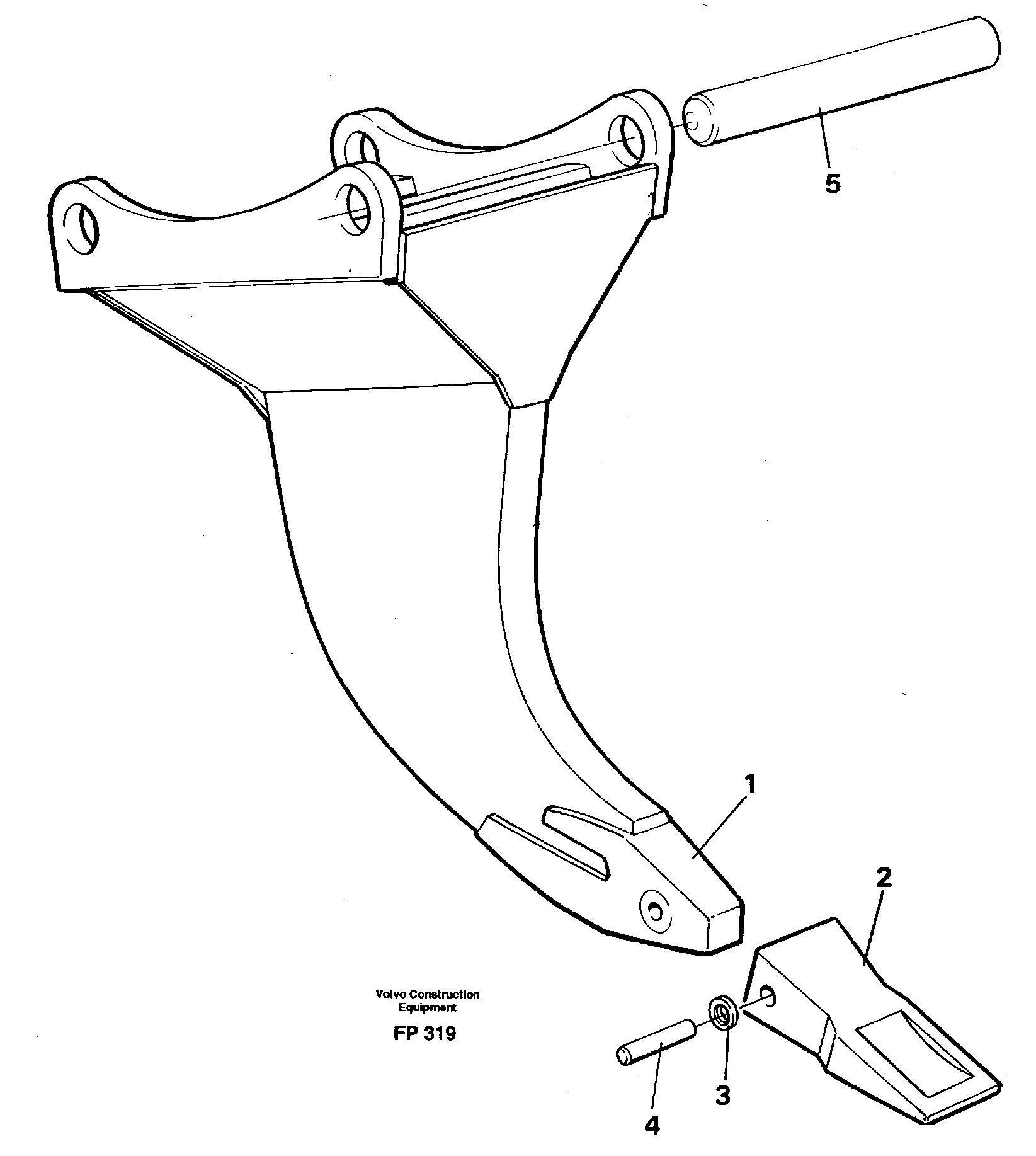 Ripper  14259270 — volvo parts diagram