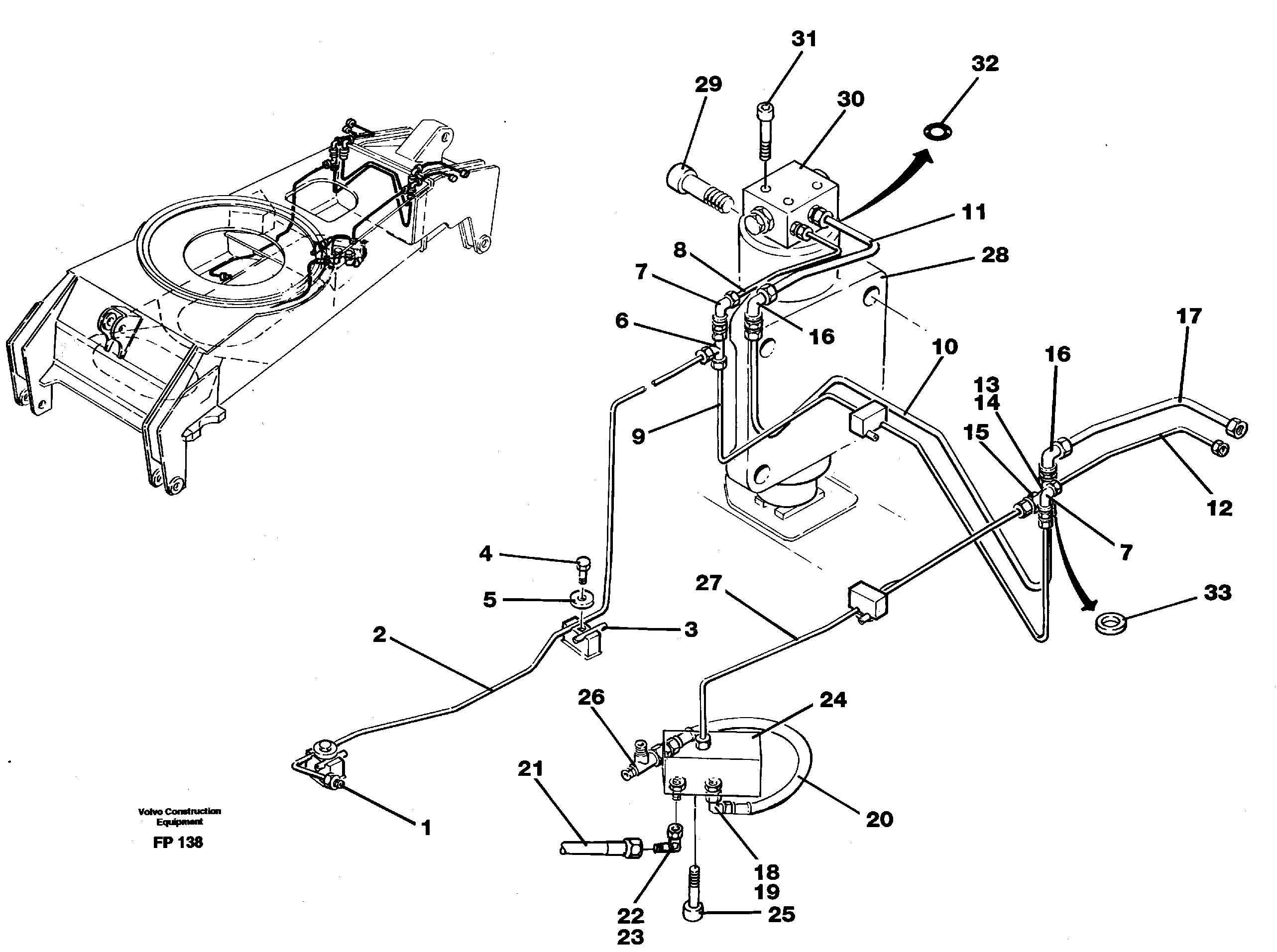 Oscillating system — volvo parts diagram