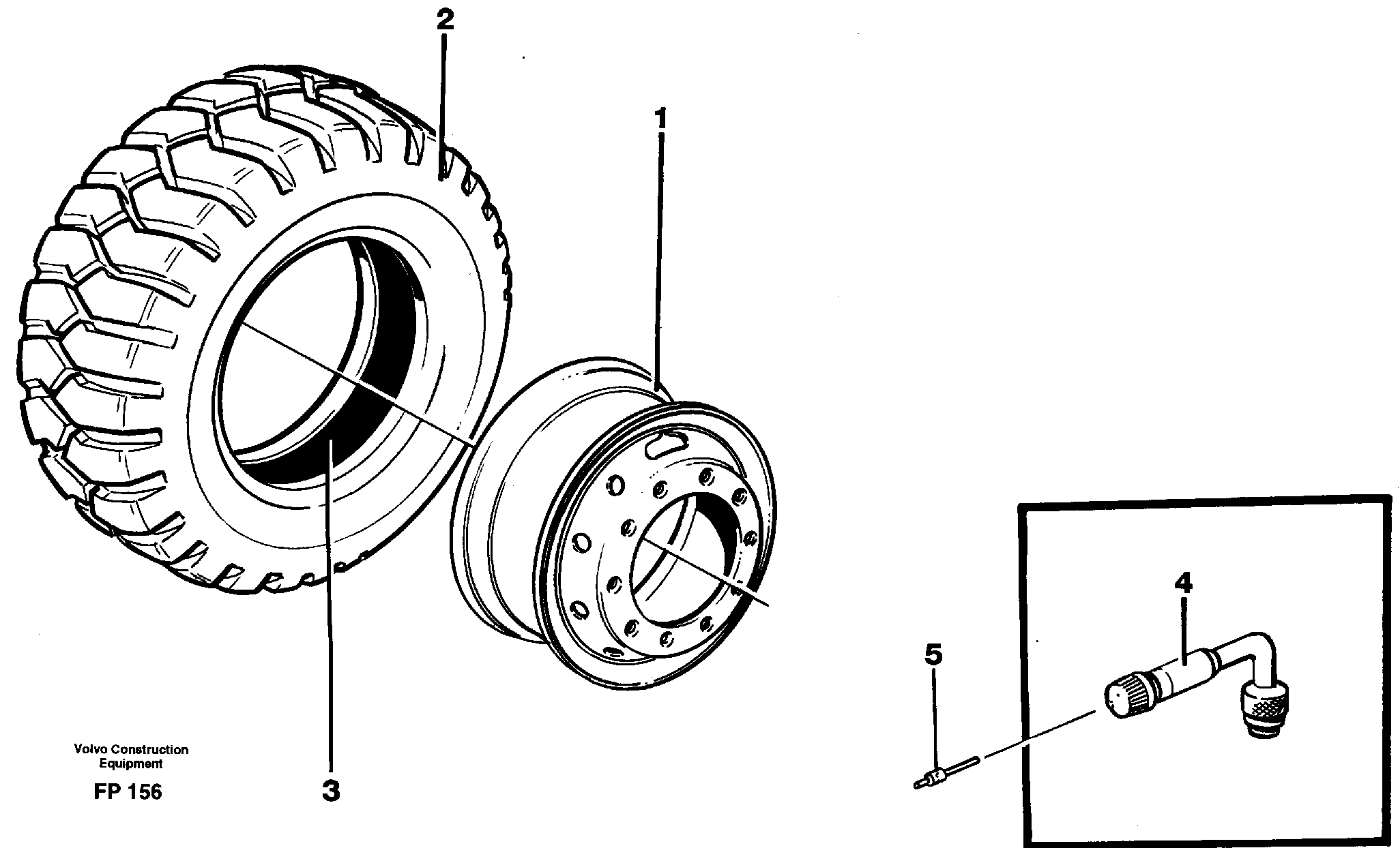 Wheels, wide-base — volvo parts diagram