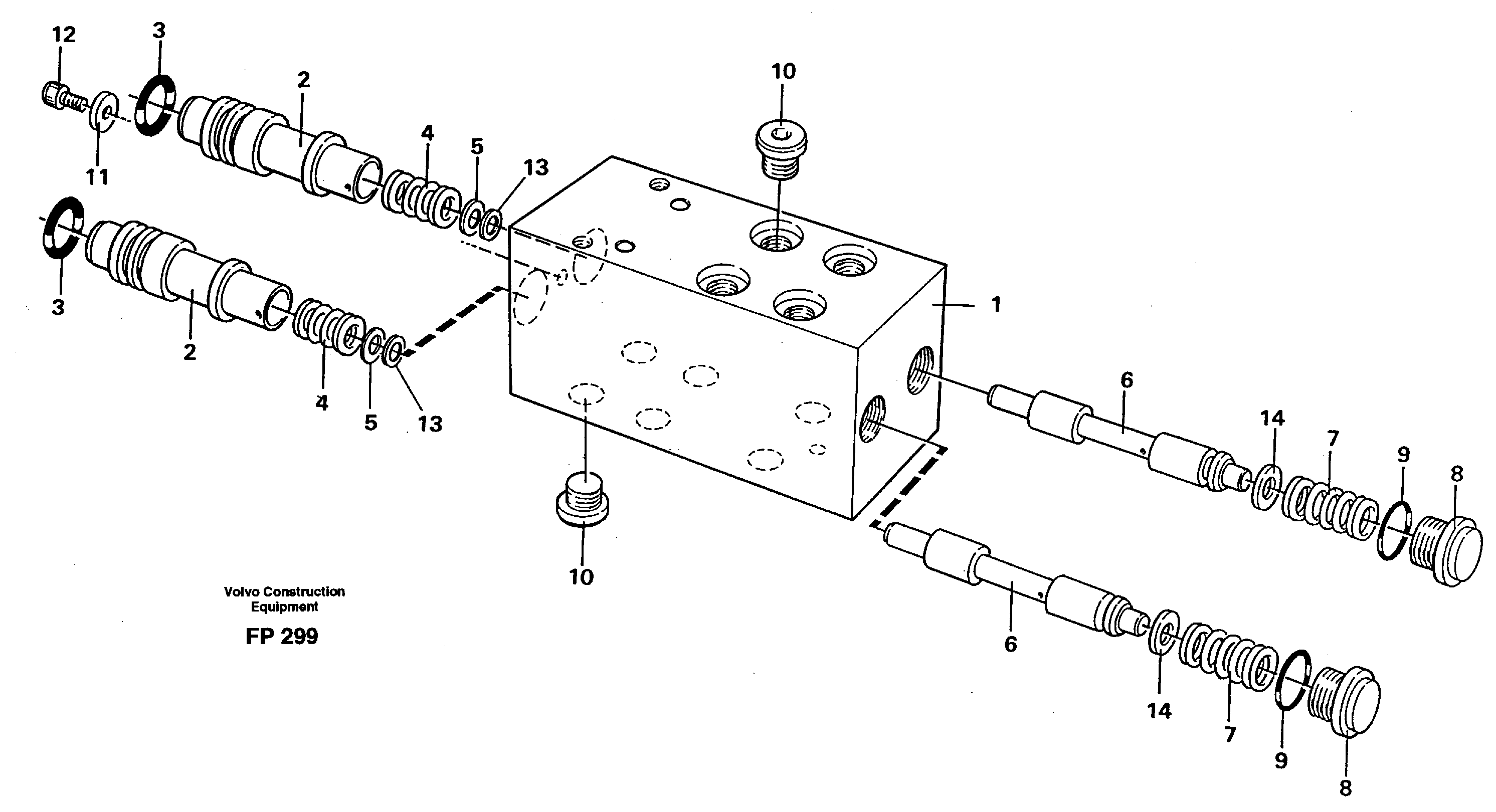 Pedal valve 14267963 — volvo parts diagram