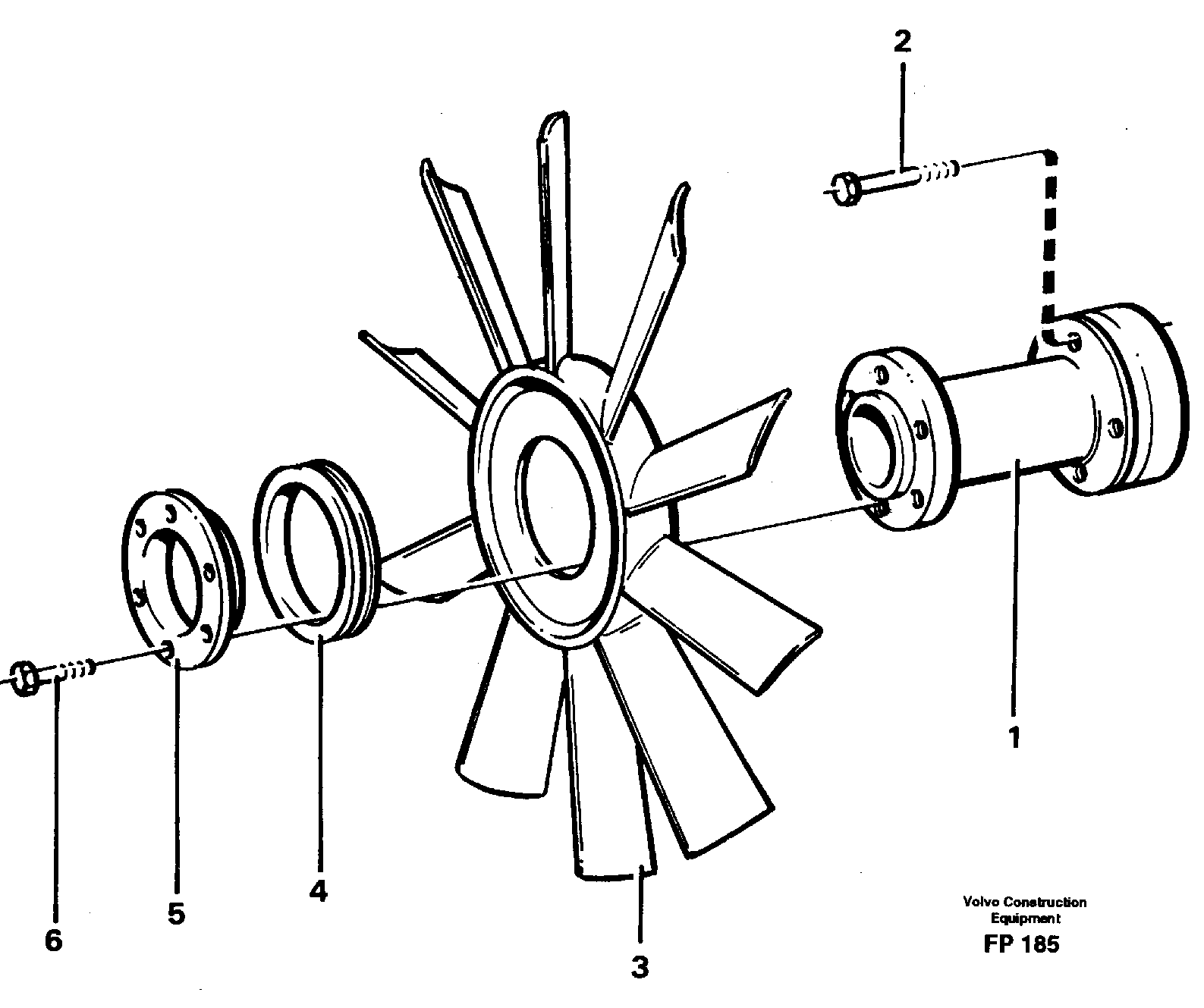 Fan — volvo parts diagram