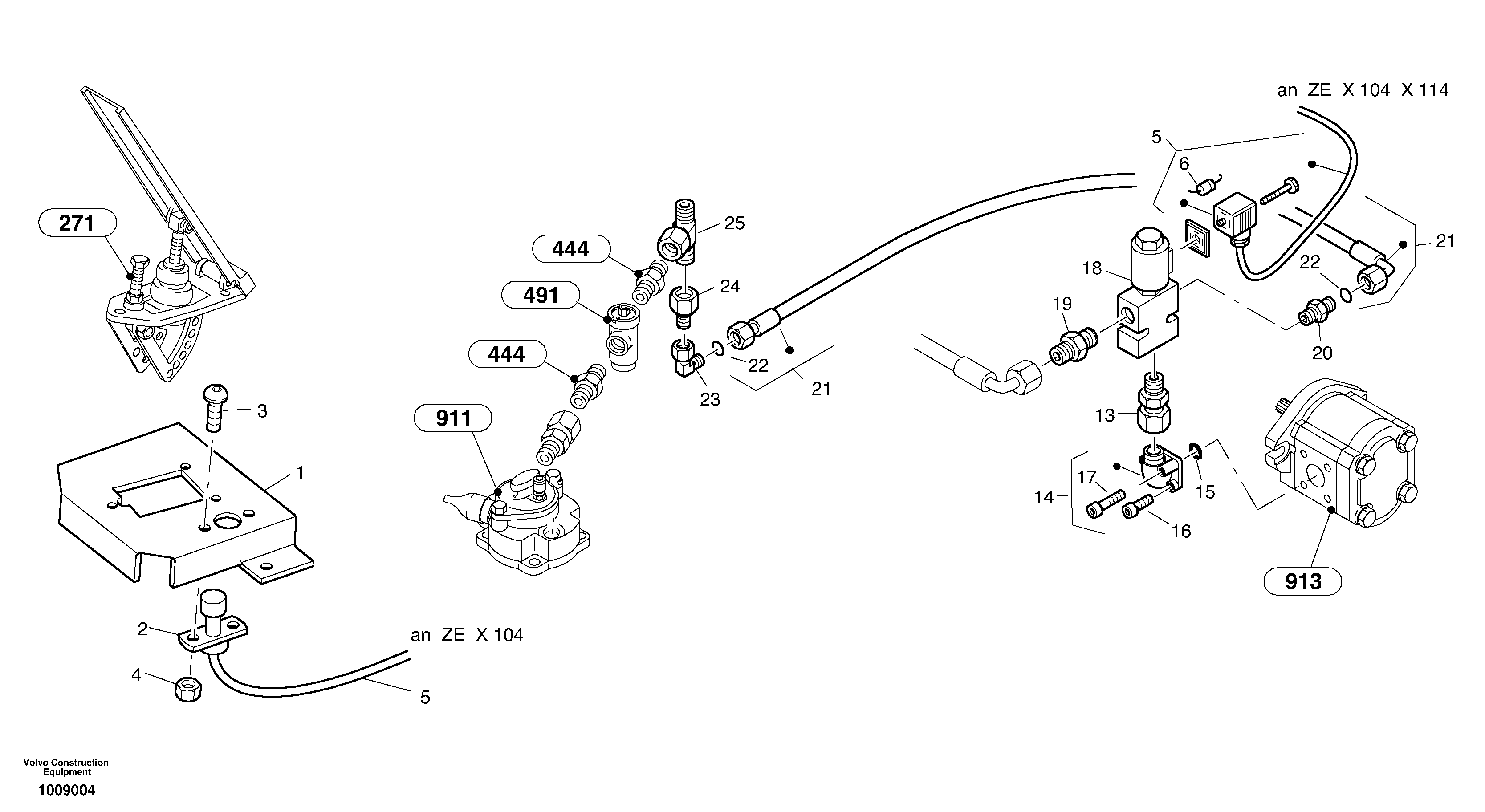 Engine brake — volvo parts diagram