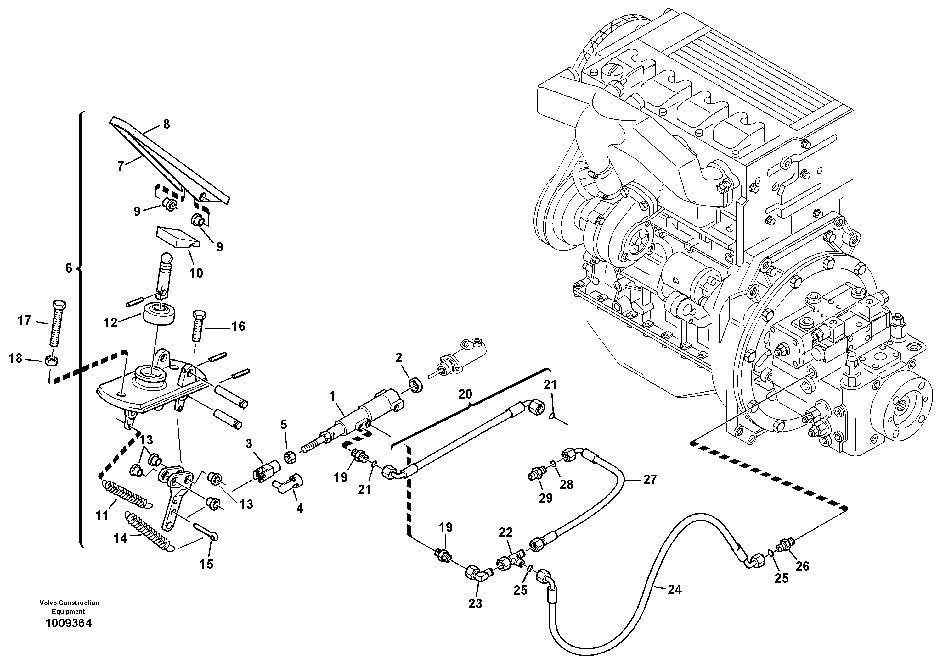 Inch control — volvo parts diagram