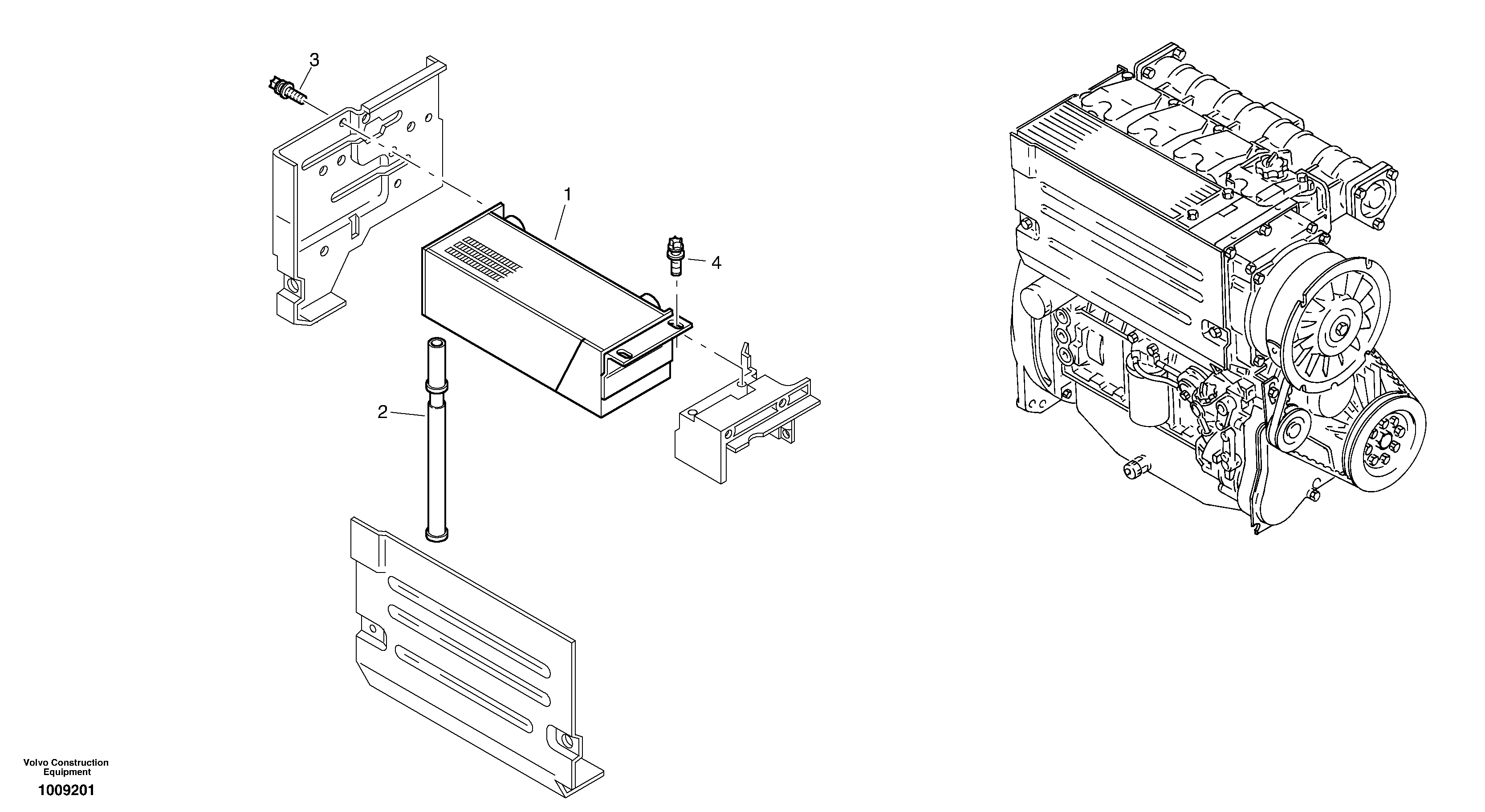 Engine - oil cooler — volvo parts diagram
