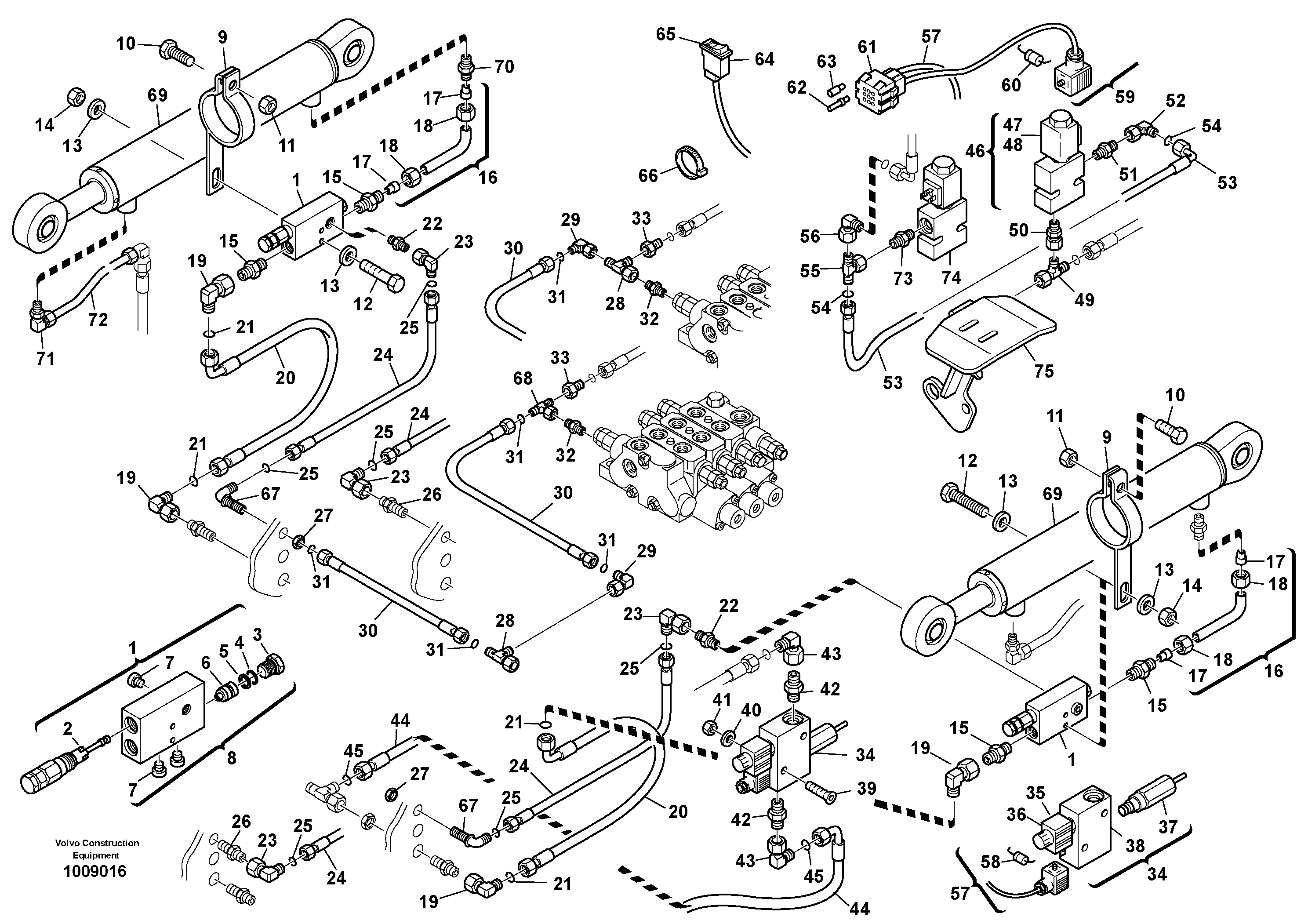 Line fracture safety - Lift — volvo parts diagram