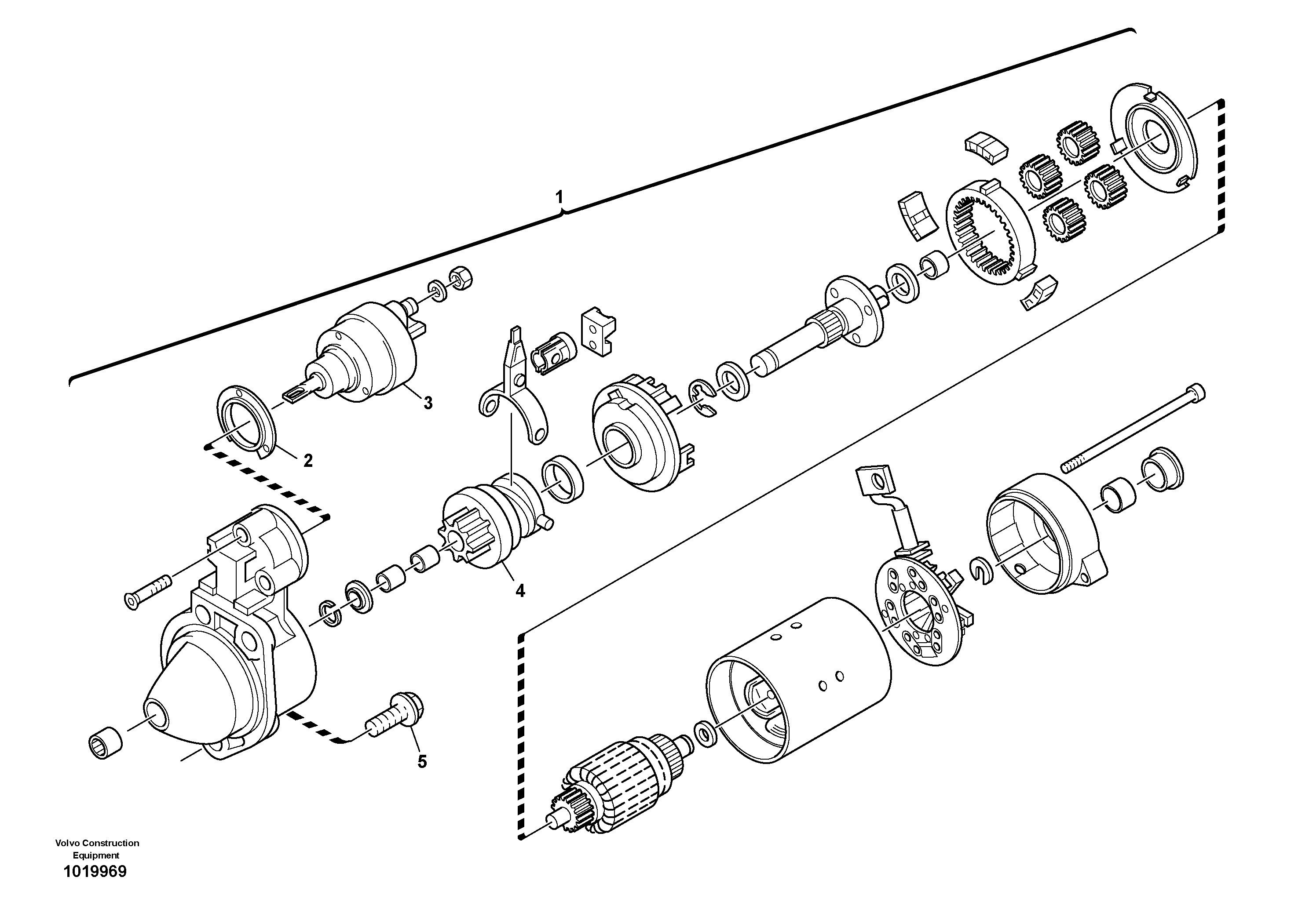 Starter — volvo parts diagram