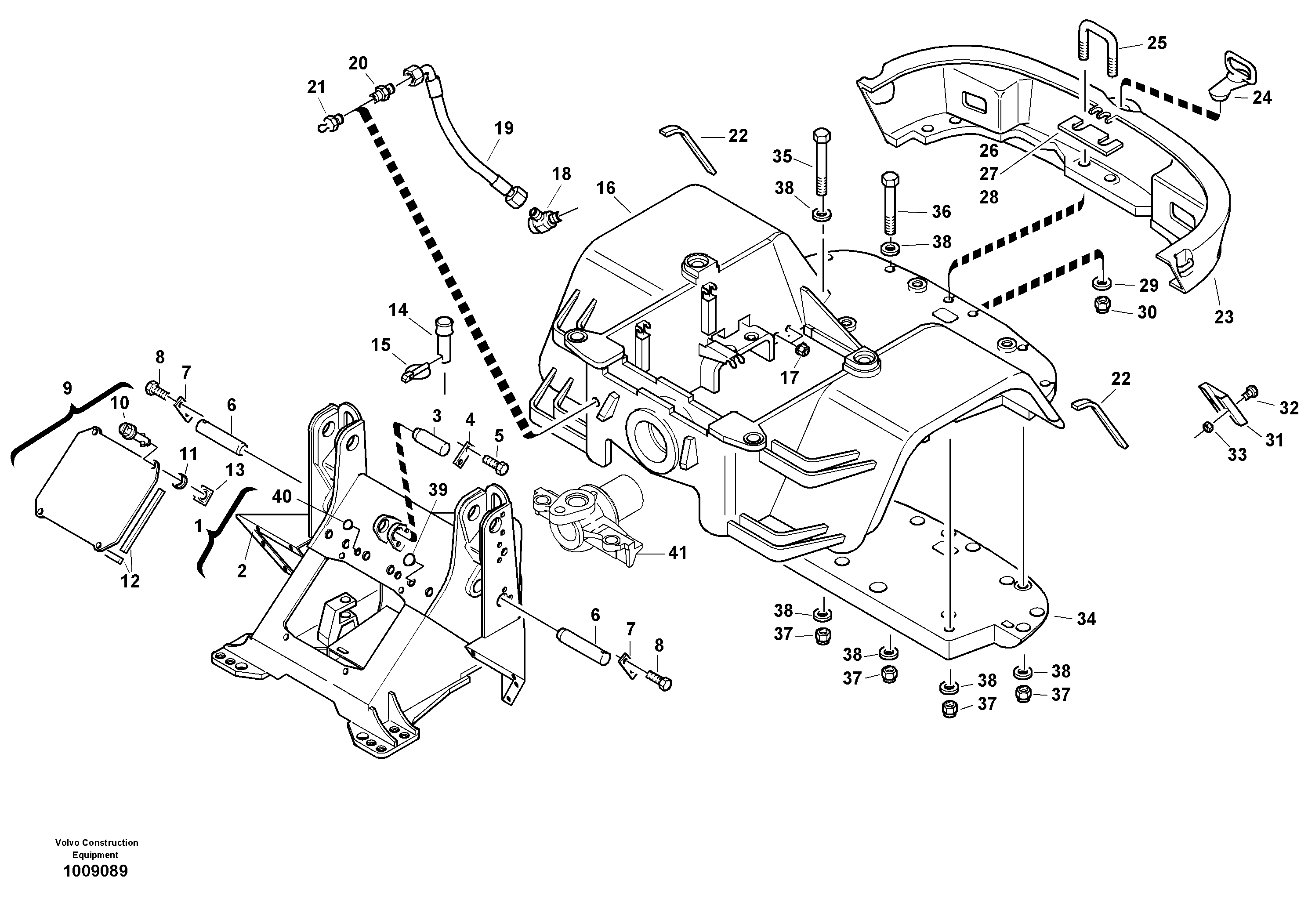 Frame — volvo parts diagram