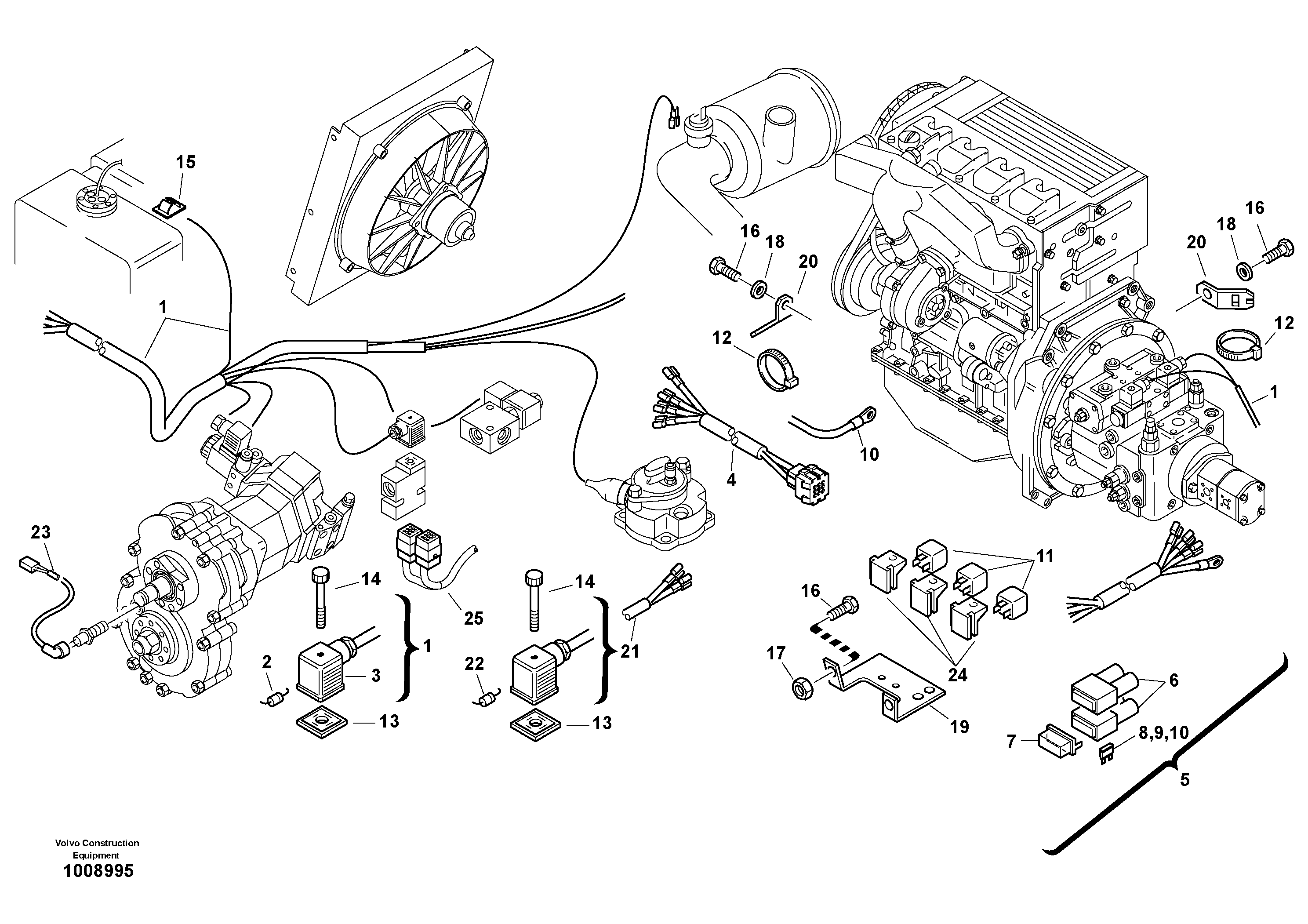 Electric installation — volvo parts diagram