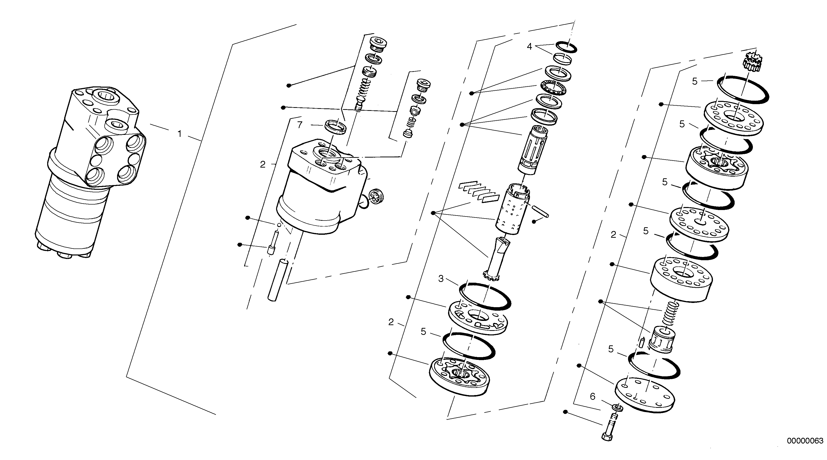 Steering valve — volvo parts diagram