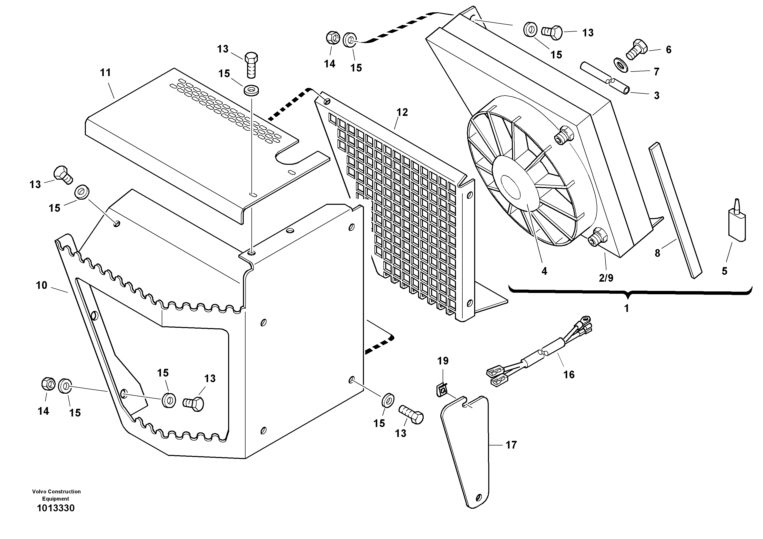 Condenser — volvo parts diagram