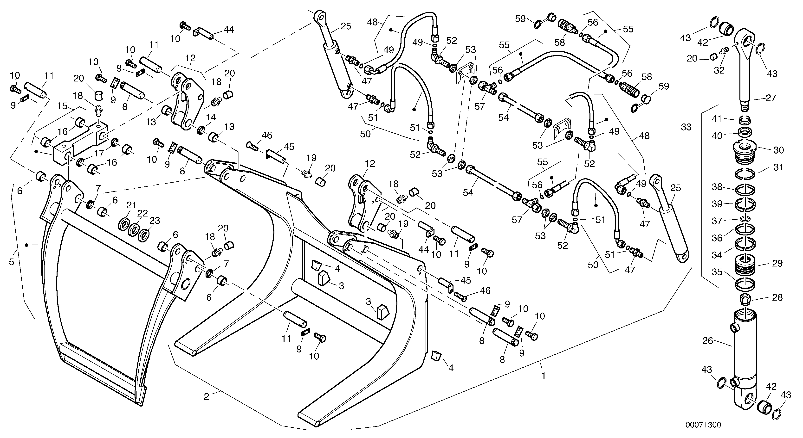 Tree clamp — volvo parts diagram