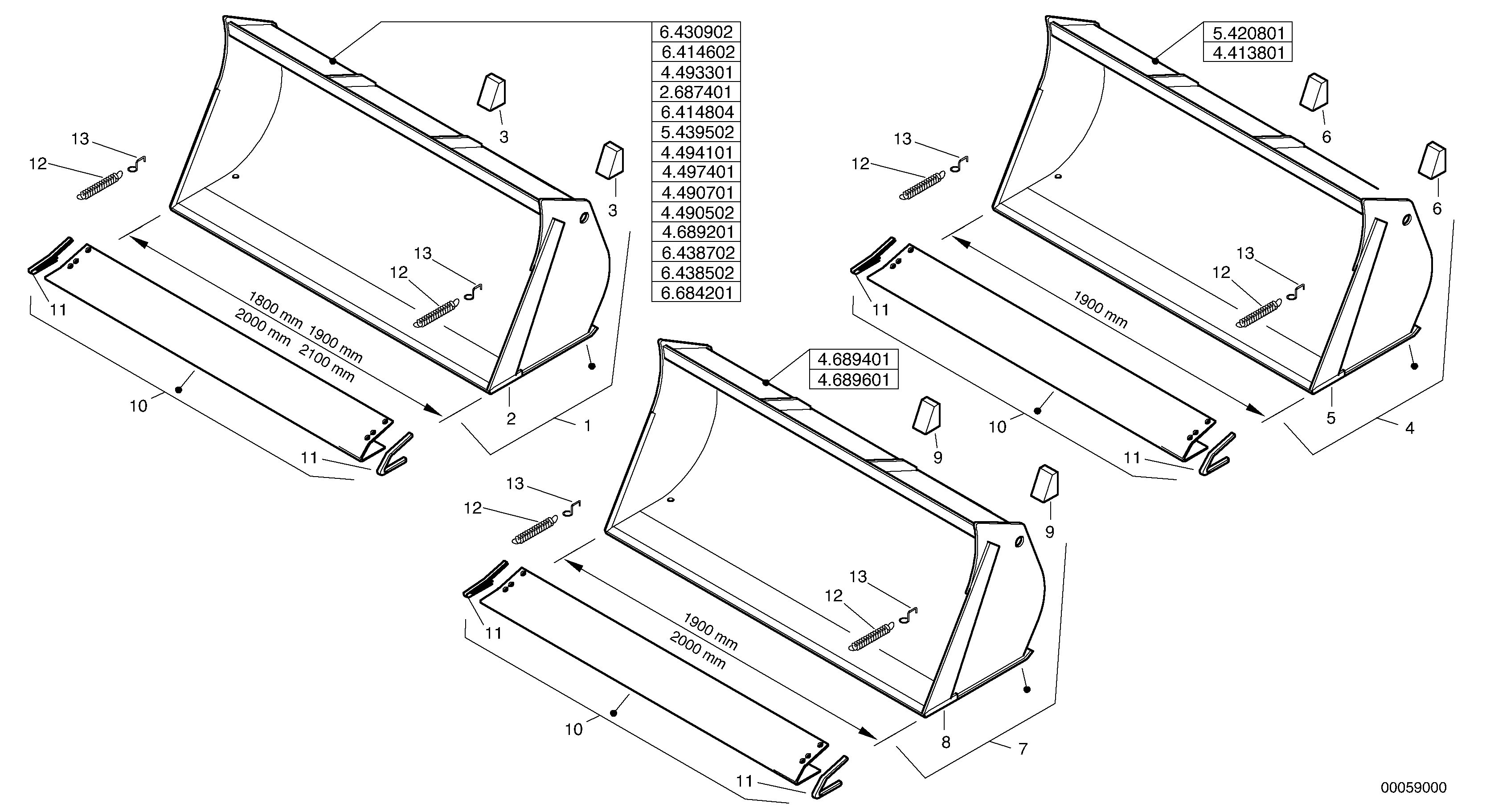 Bucket without teeth - Z-Cinematic — volvo parts diagram