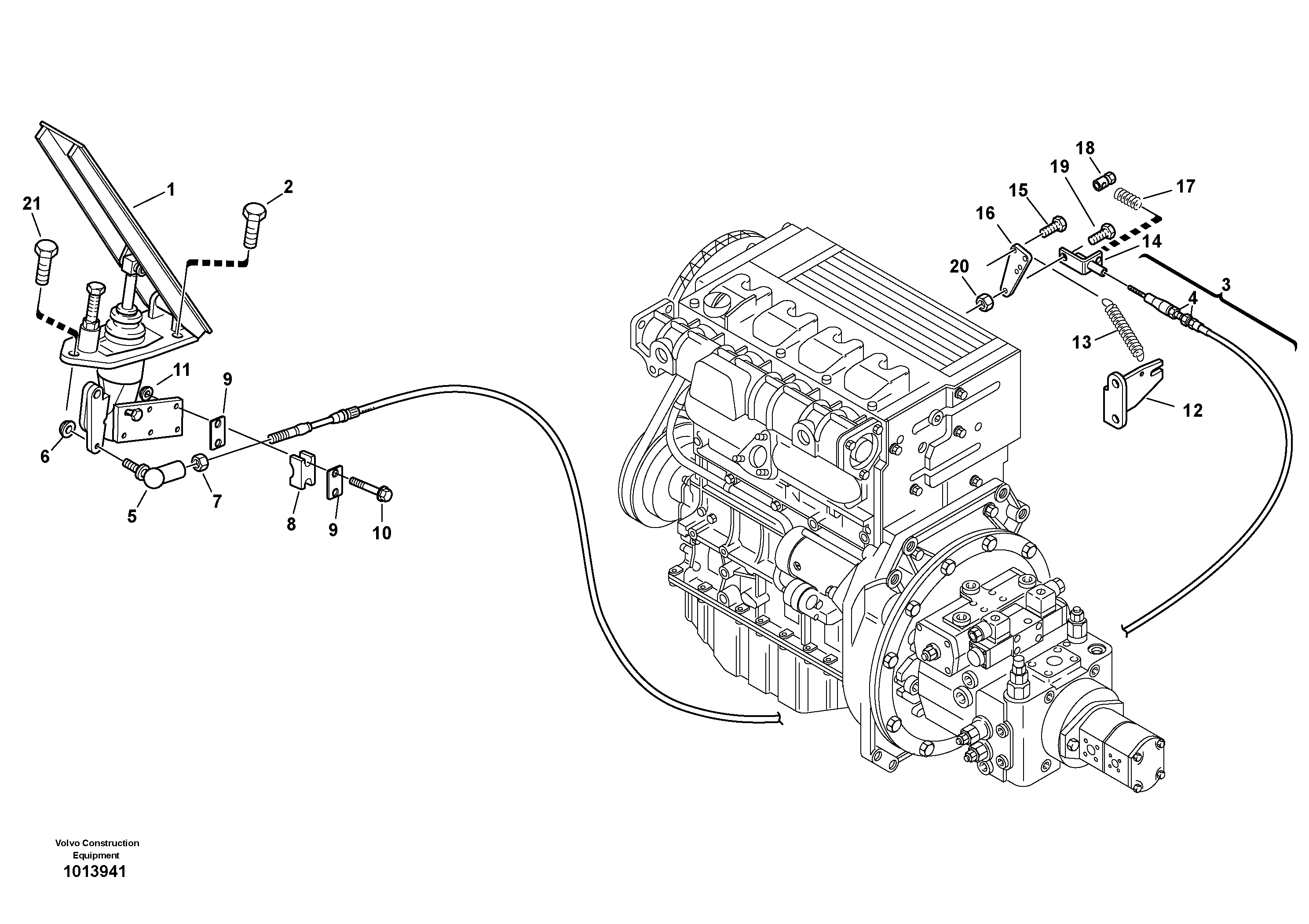 Speed control — volvo parts diagram