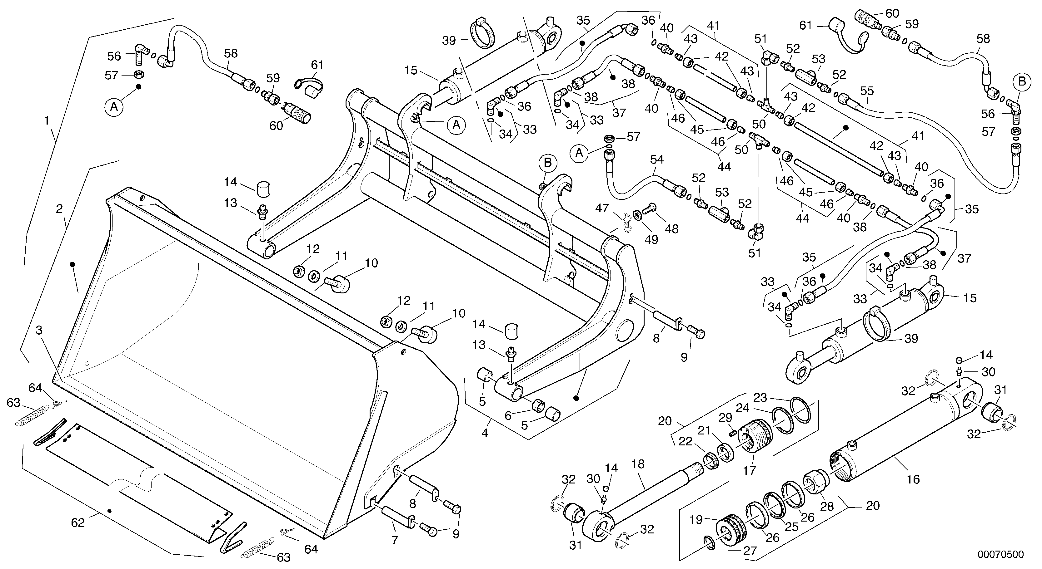 Tipping bucket - TPV — volvo parts diagram