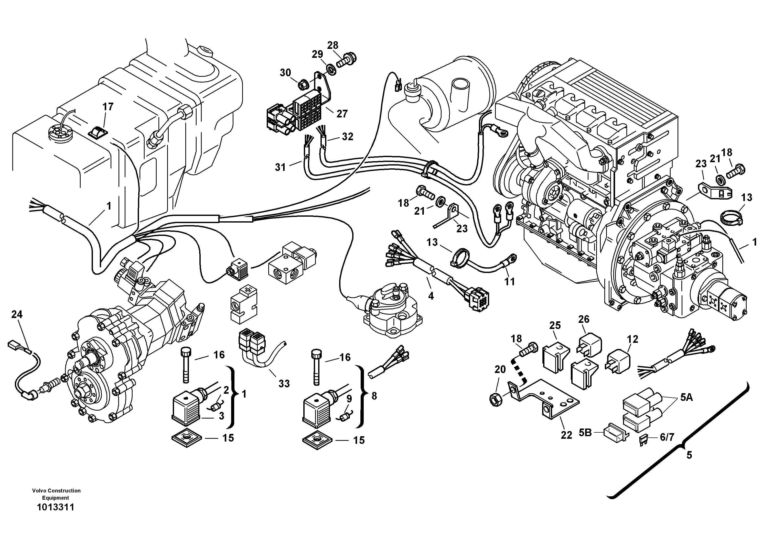 Electric installation — volvo parts diagram