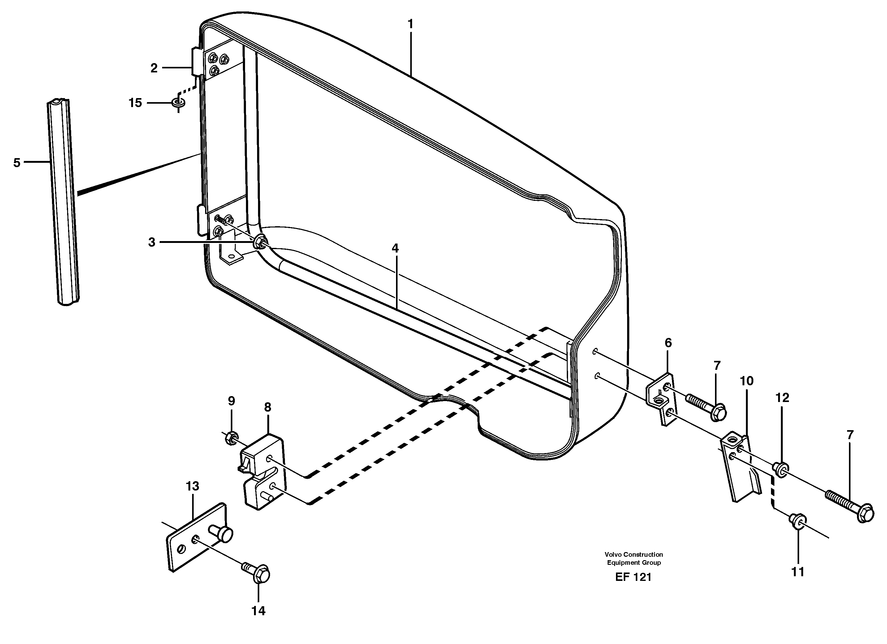 Filter cover — volvo parts diagram