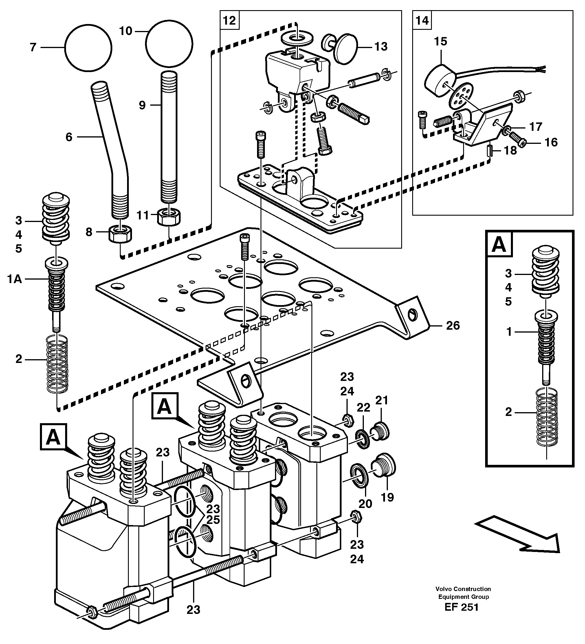 Servo valve — volvo parts diagram