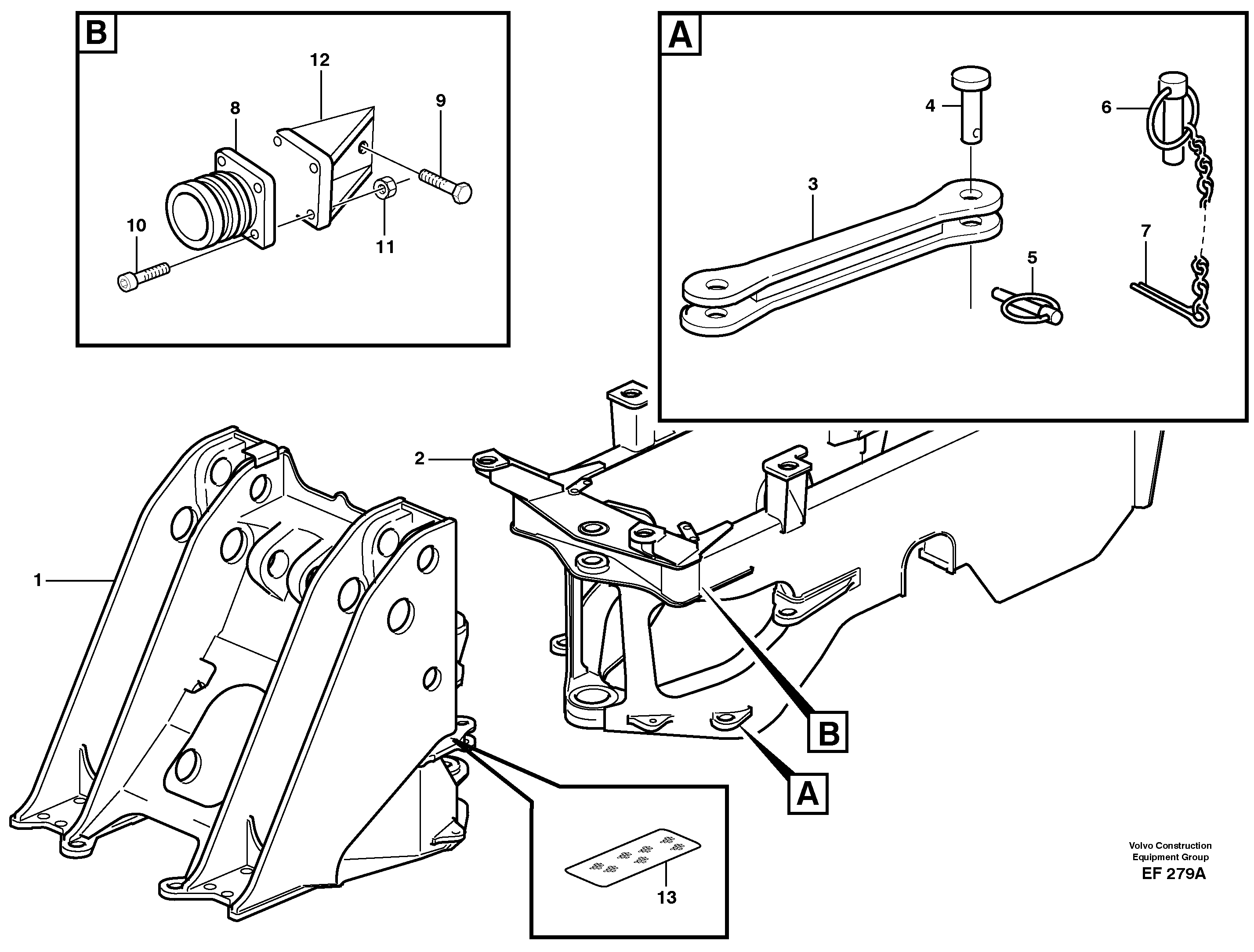 Frame — volvo parts diagram