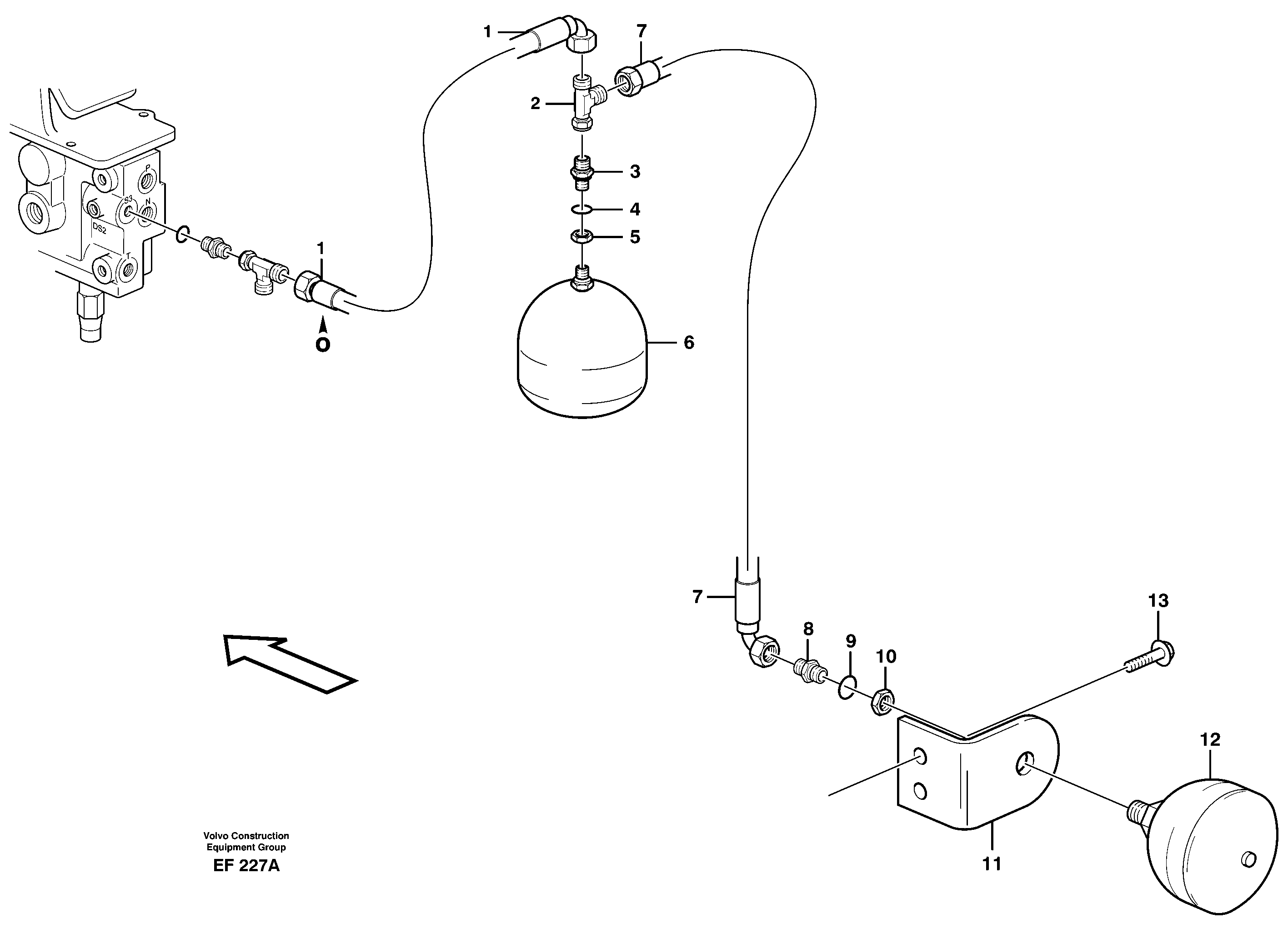 Accumulator — volvo parts diagram