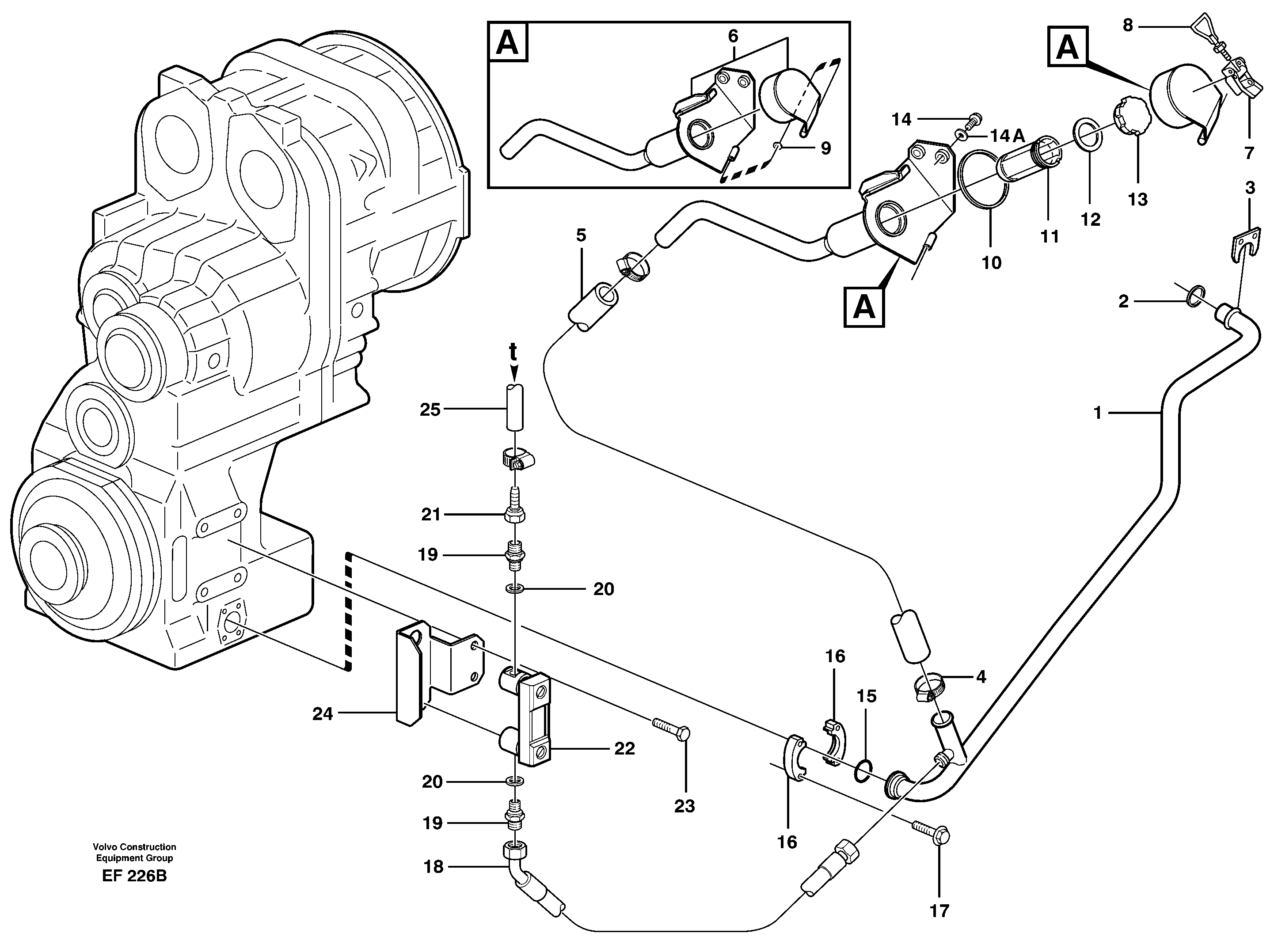Oilfiller — volvo parts diagram