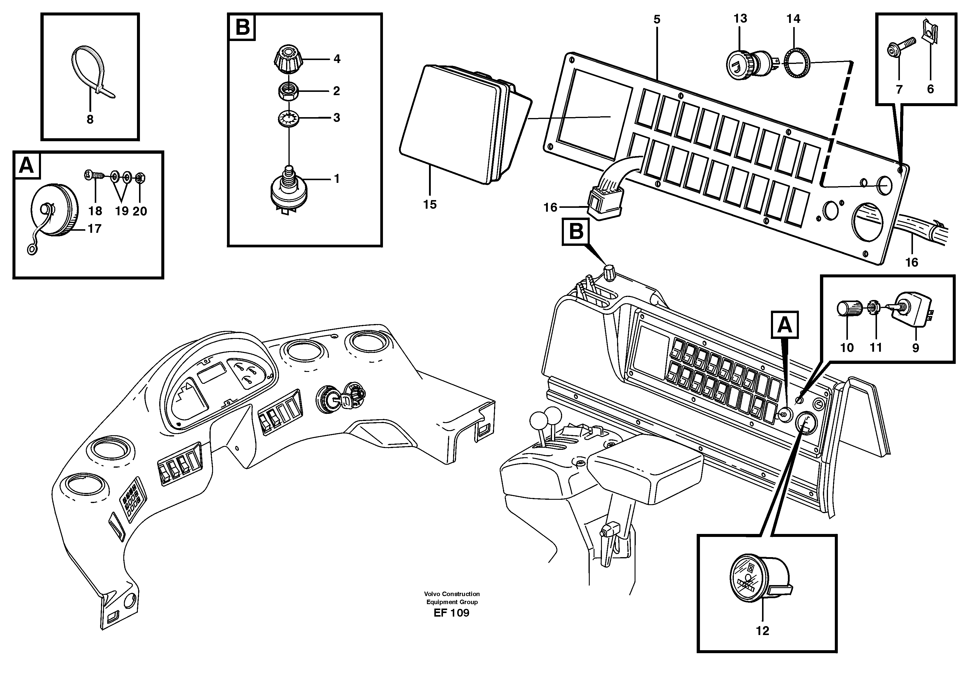 Side panel — volvo parts diagram
