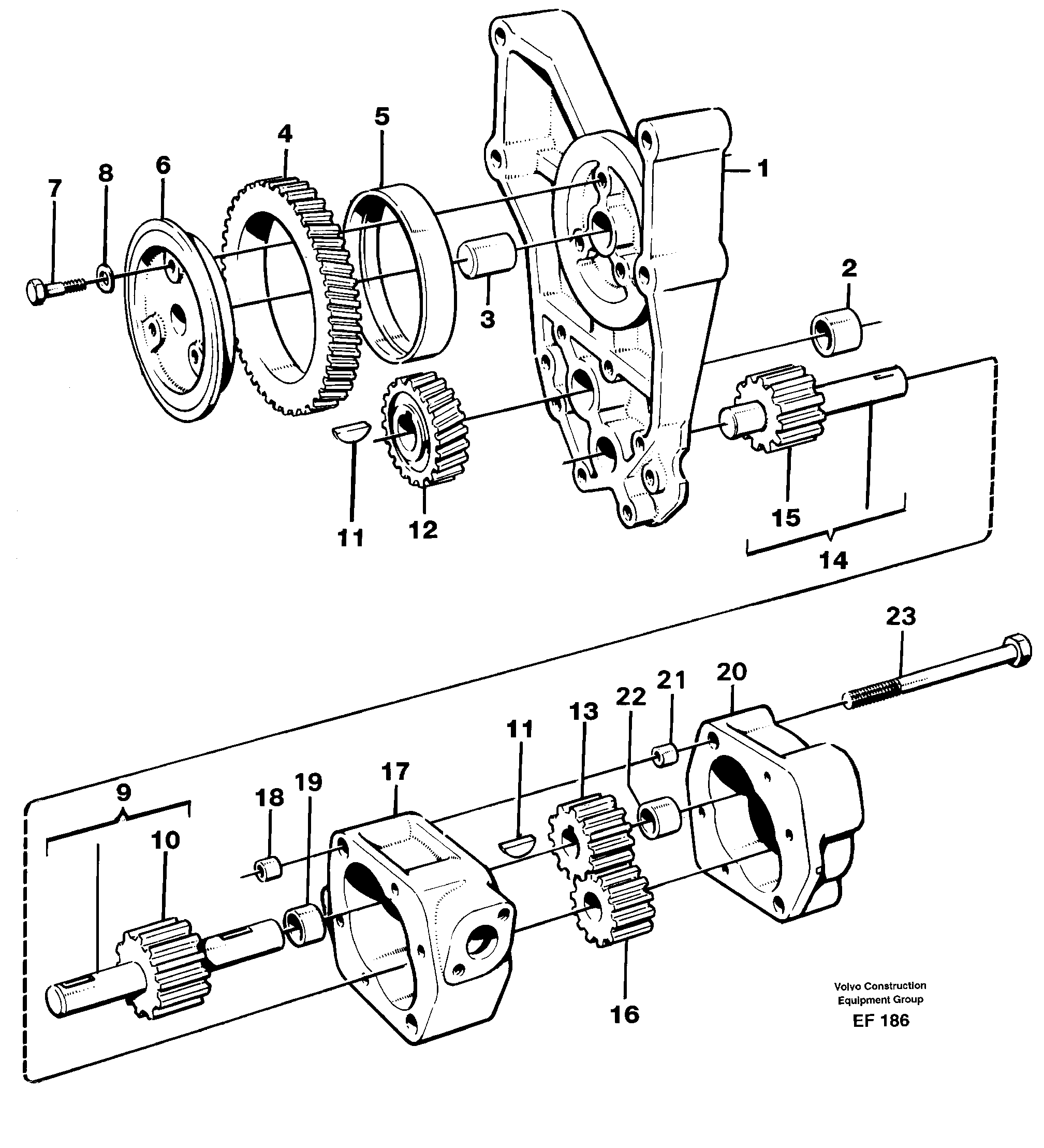 Oil pump — volvo parts diagram