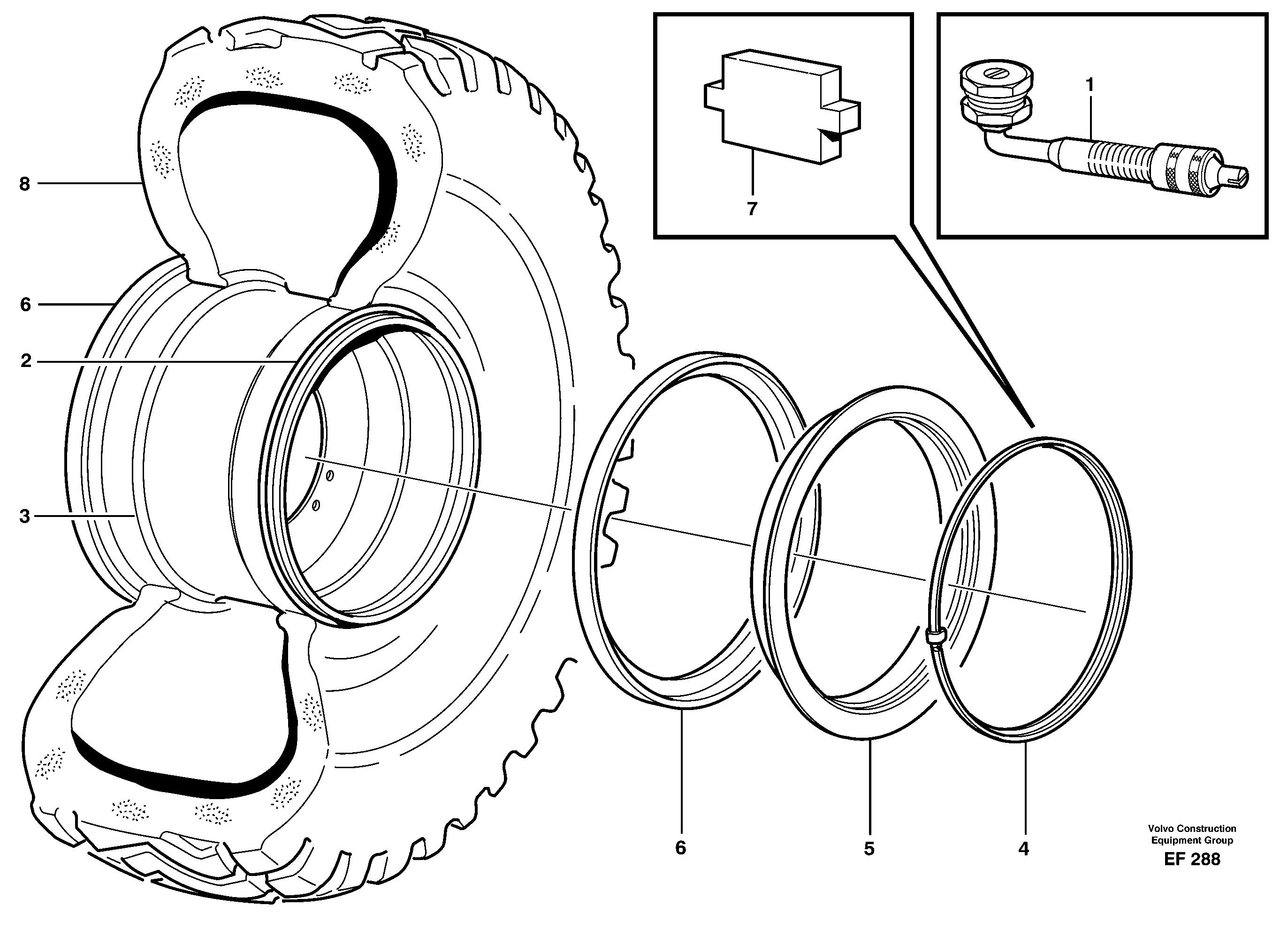 Wheels  25 - 22,00 / 3,0 — volvo parts diagram