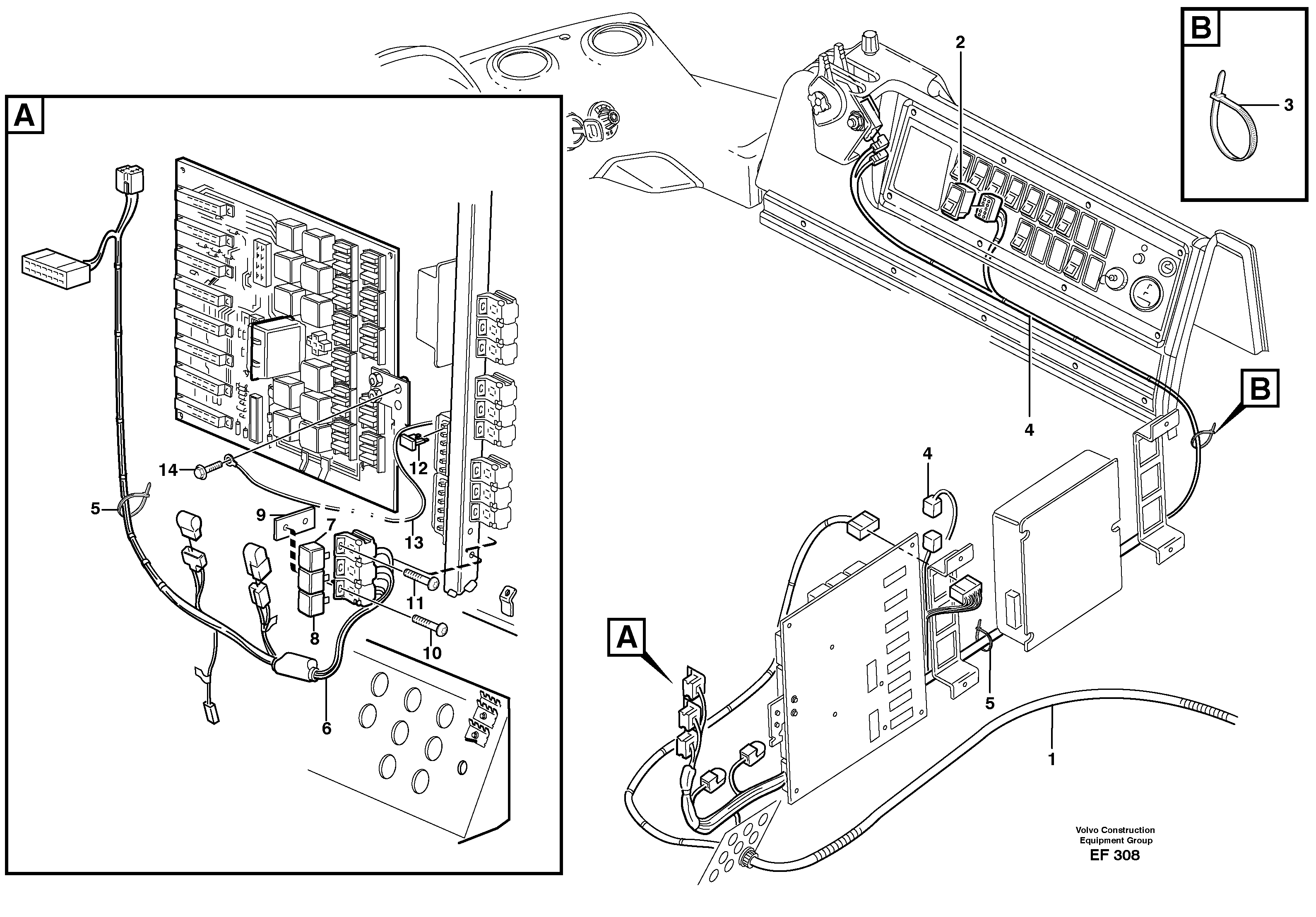Electrical equipment, air conditioning.  80240, 80241 — volvo parts diagram