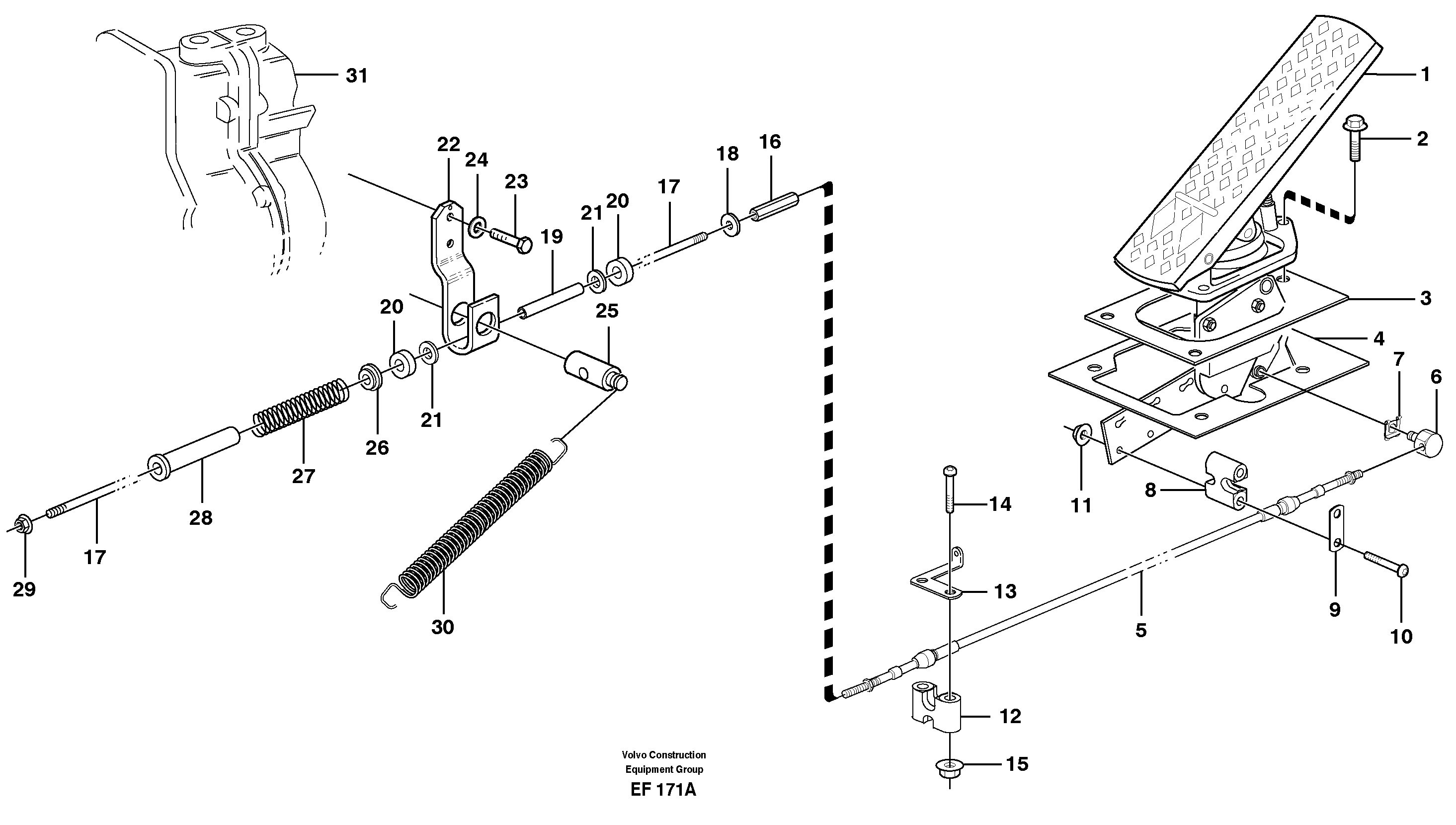 Regulator control — volvo parts diagram