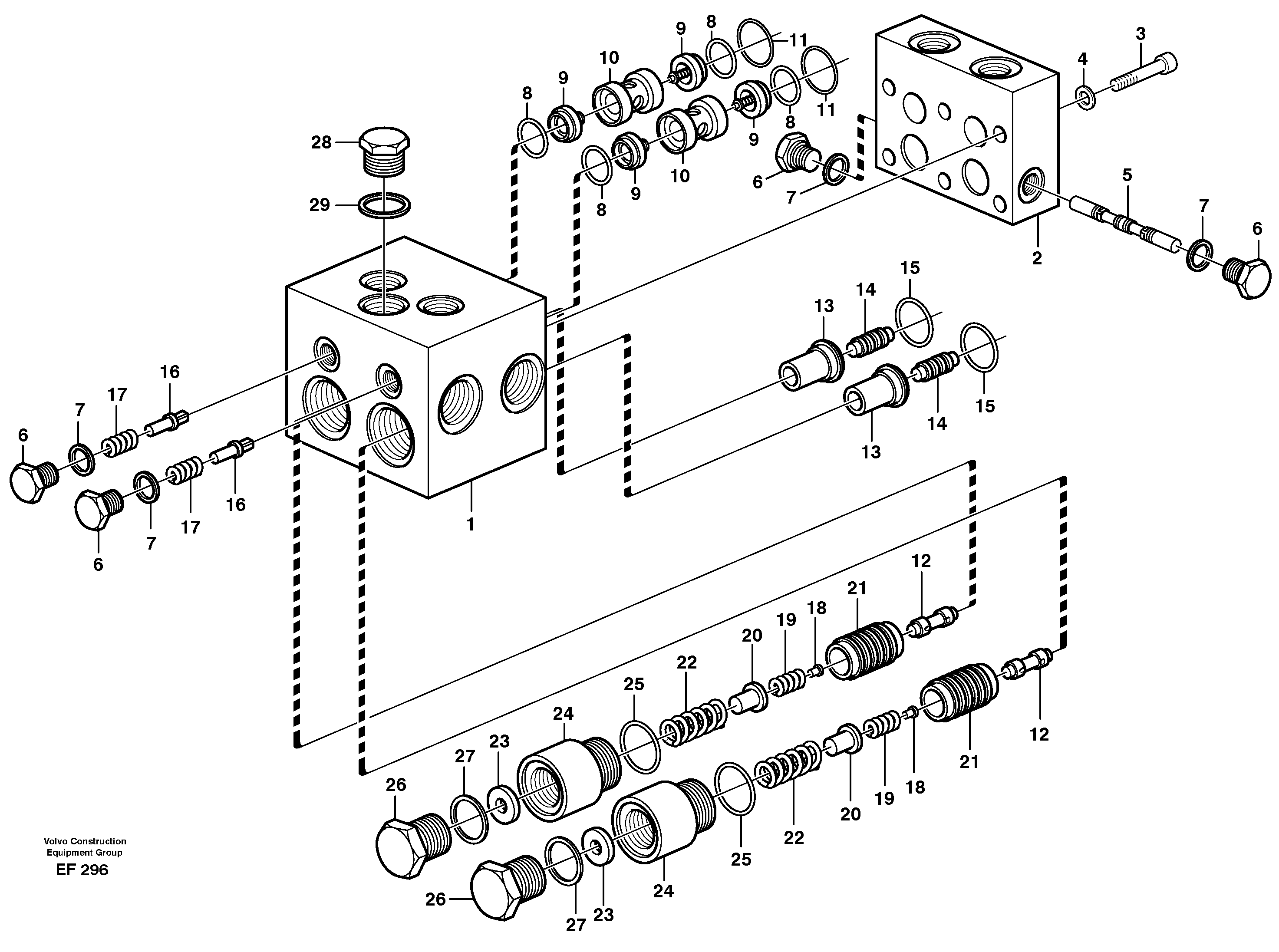 Shift valve — volvo parts diagram