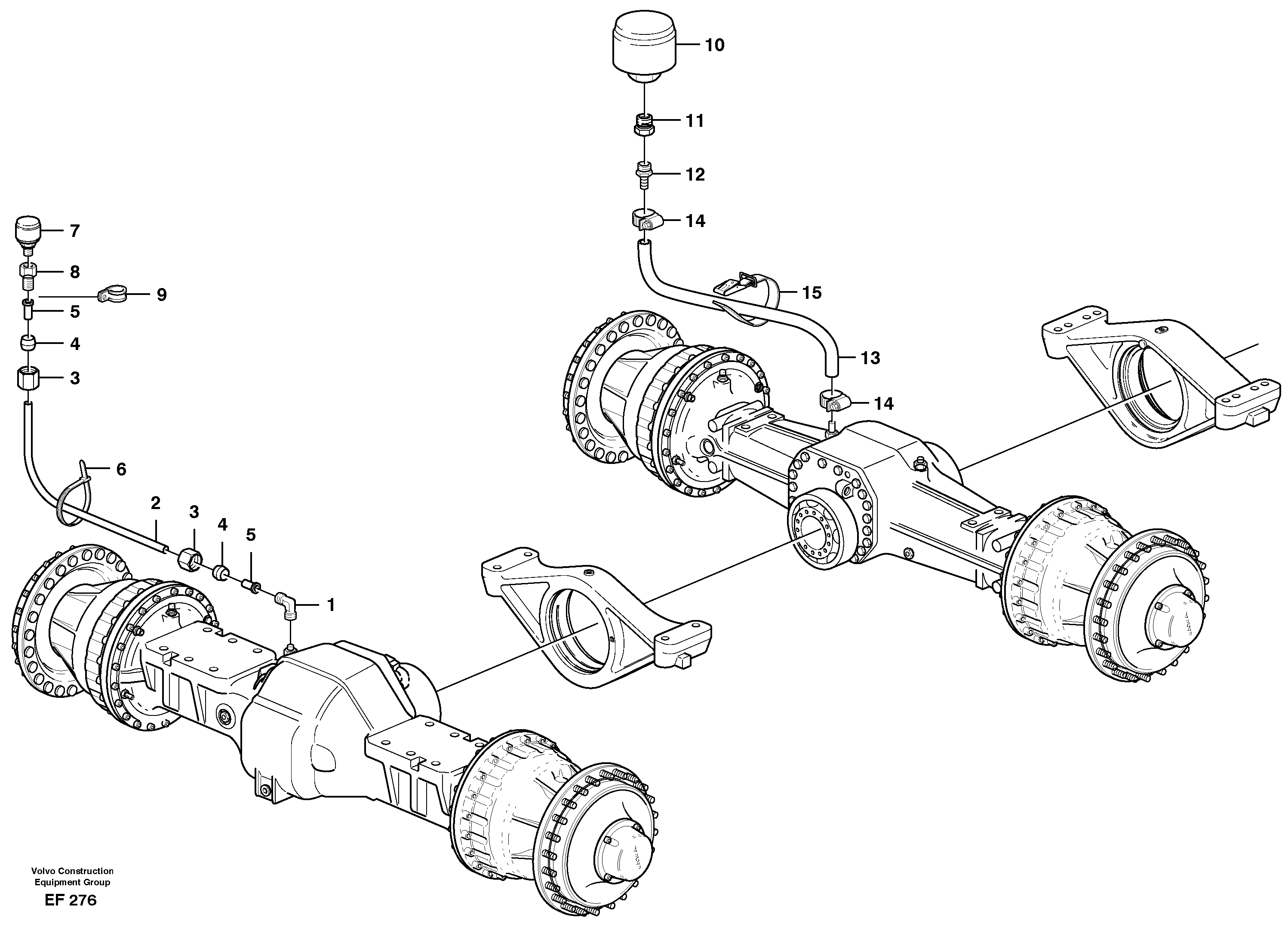 Venting, planet shafts — volvo parts diagram