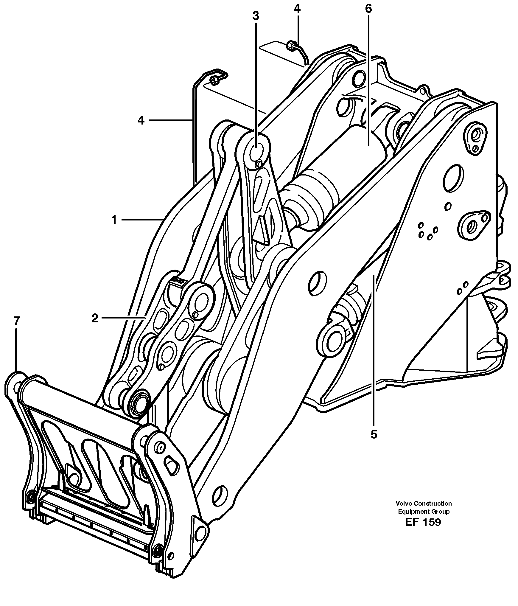 Loading unit — volvo parts diagram