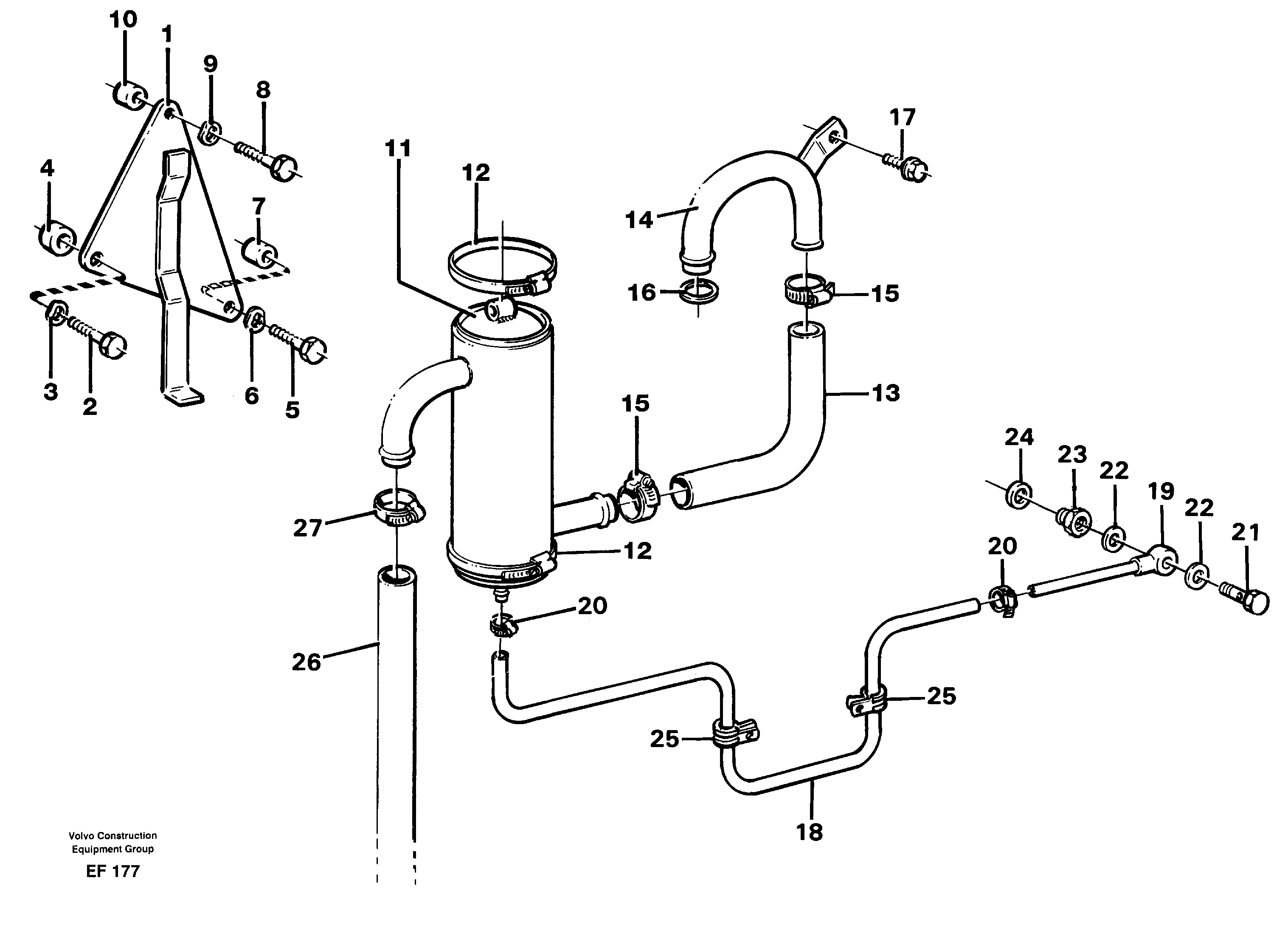 Crankcase ventilation — volvo parts diagram