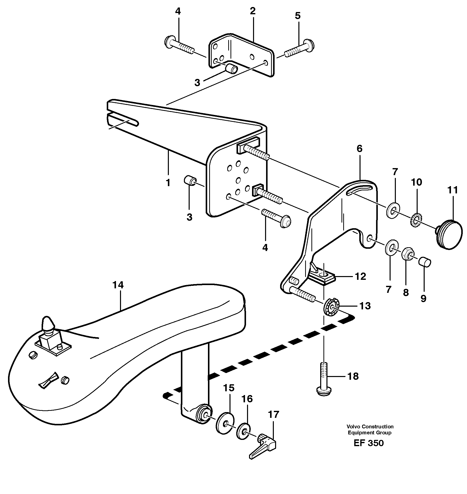 CDC - steering, sheet metal parts.  80199 — volvo parts diagram