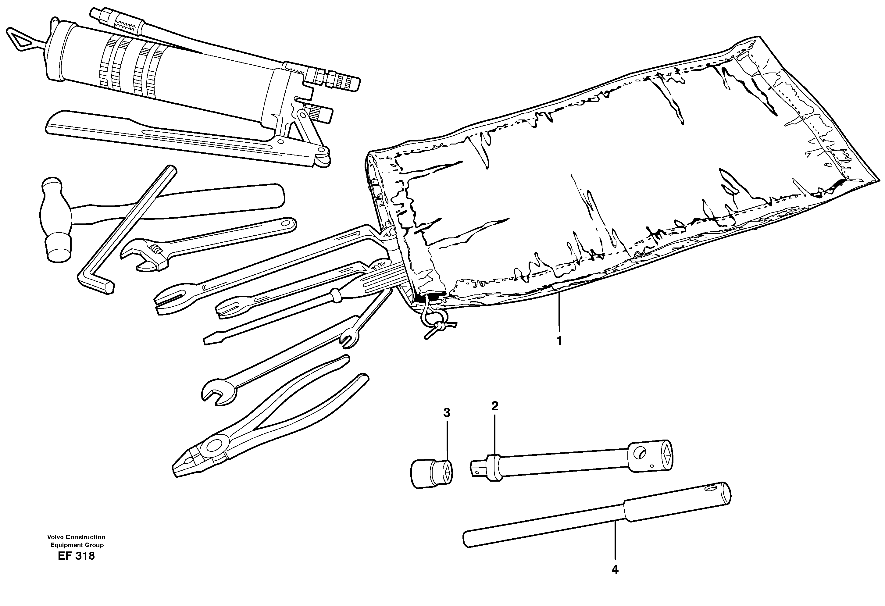 Tools  90007, 99183 — volvo parts diagram