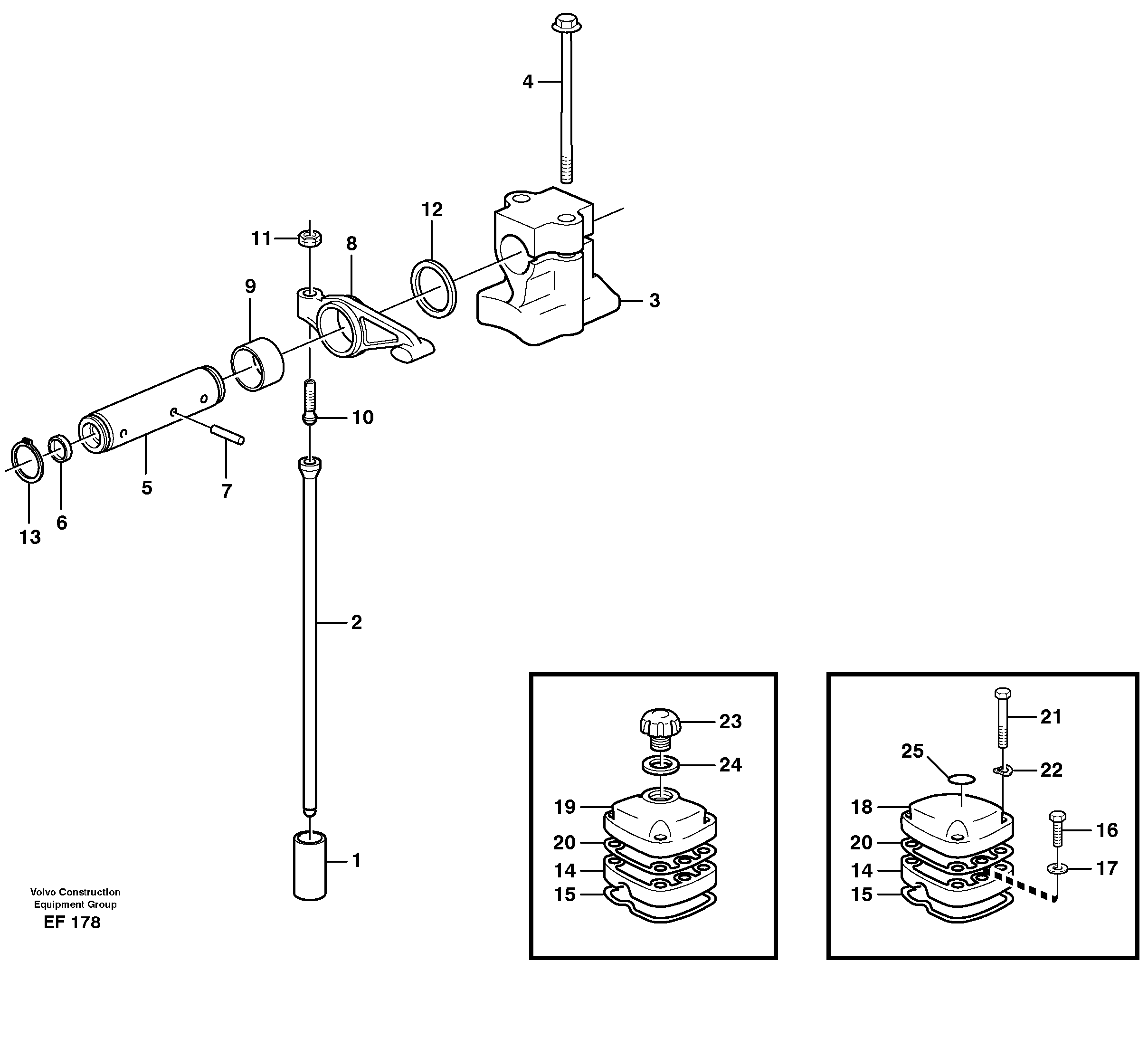 Valve mechanism — volvo parts diagram