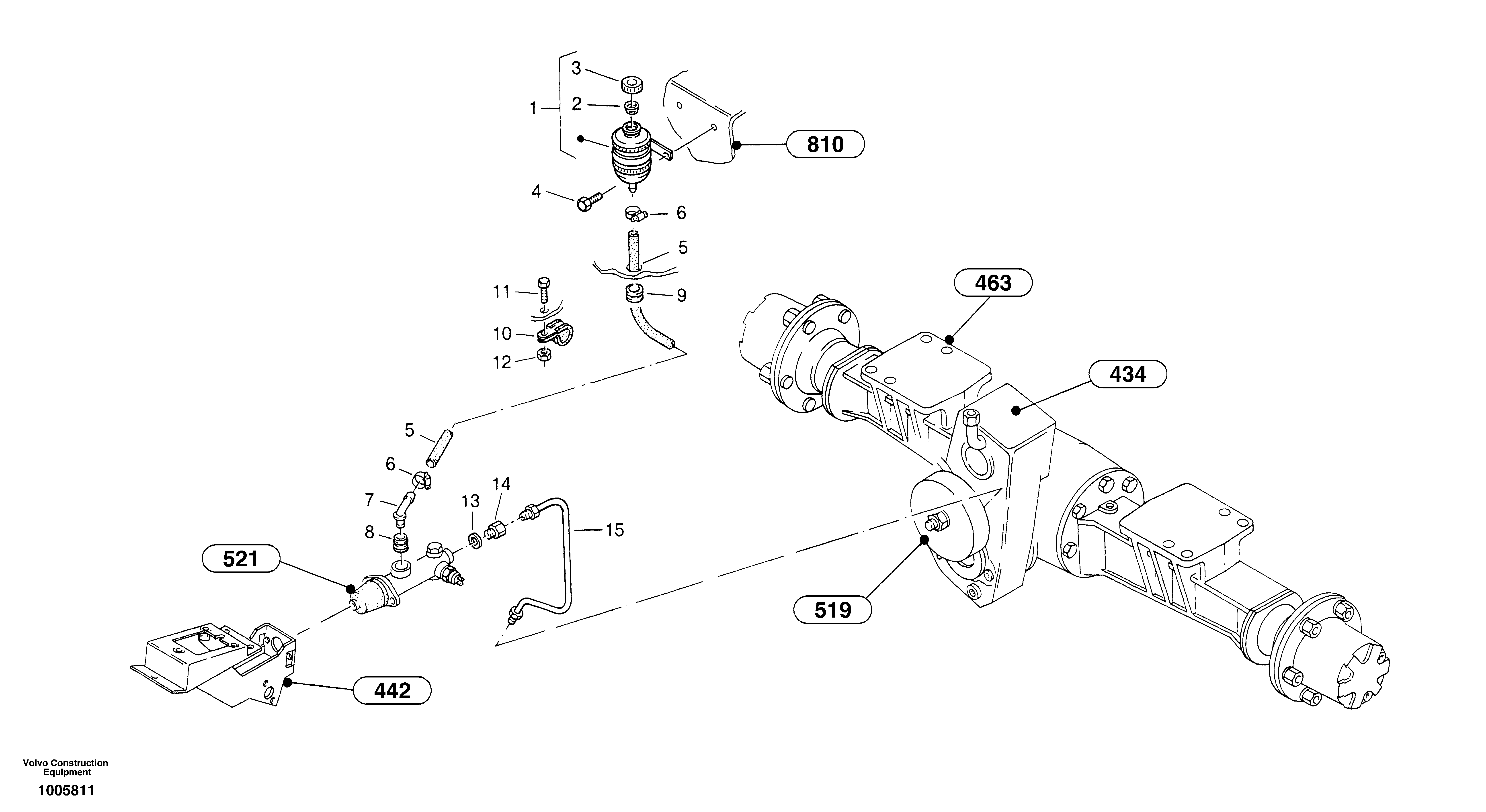 Brake lines — volvo parts diagram