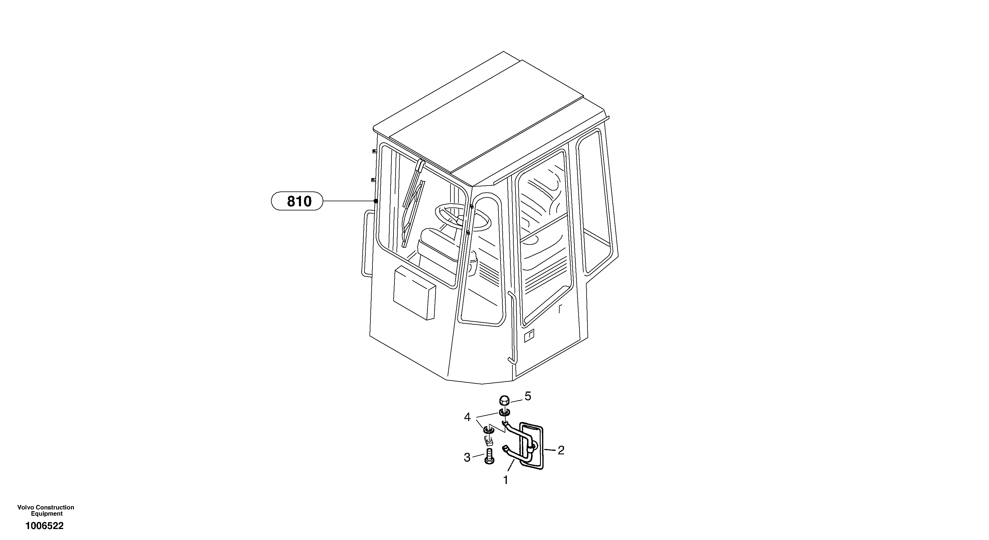 Rear view mirror — volvo parts diagram