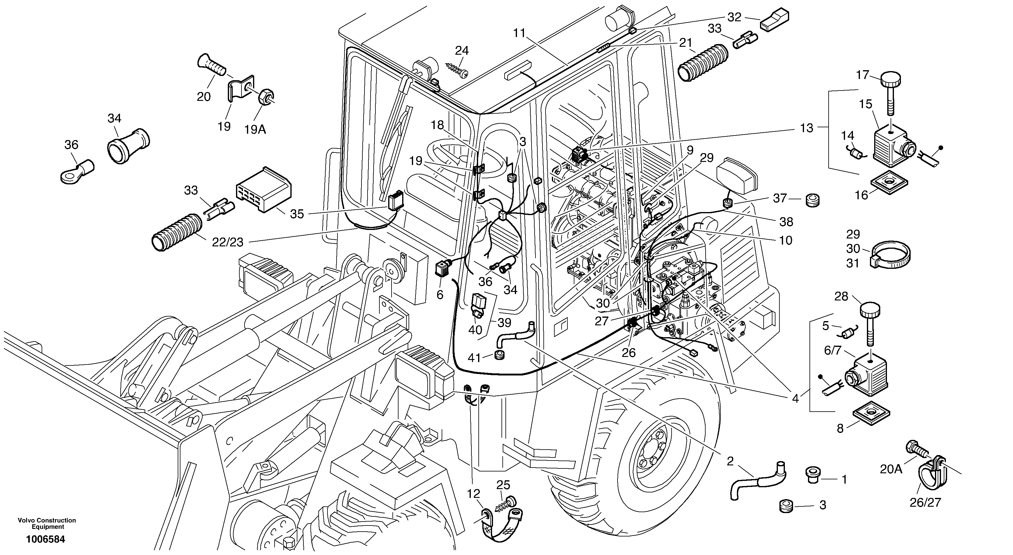 Electric installation — volvo parts diagram