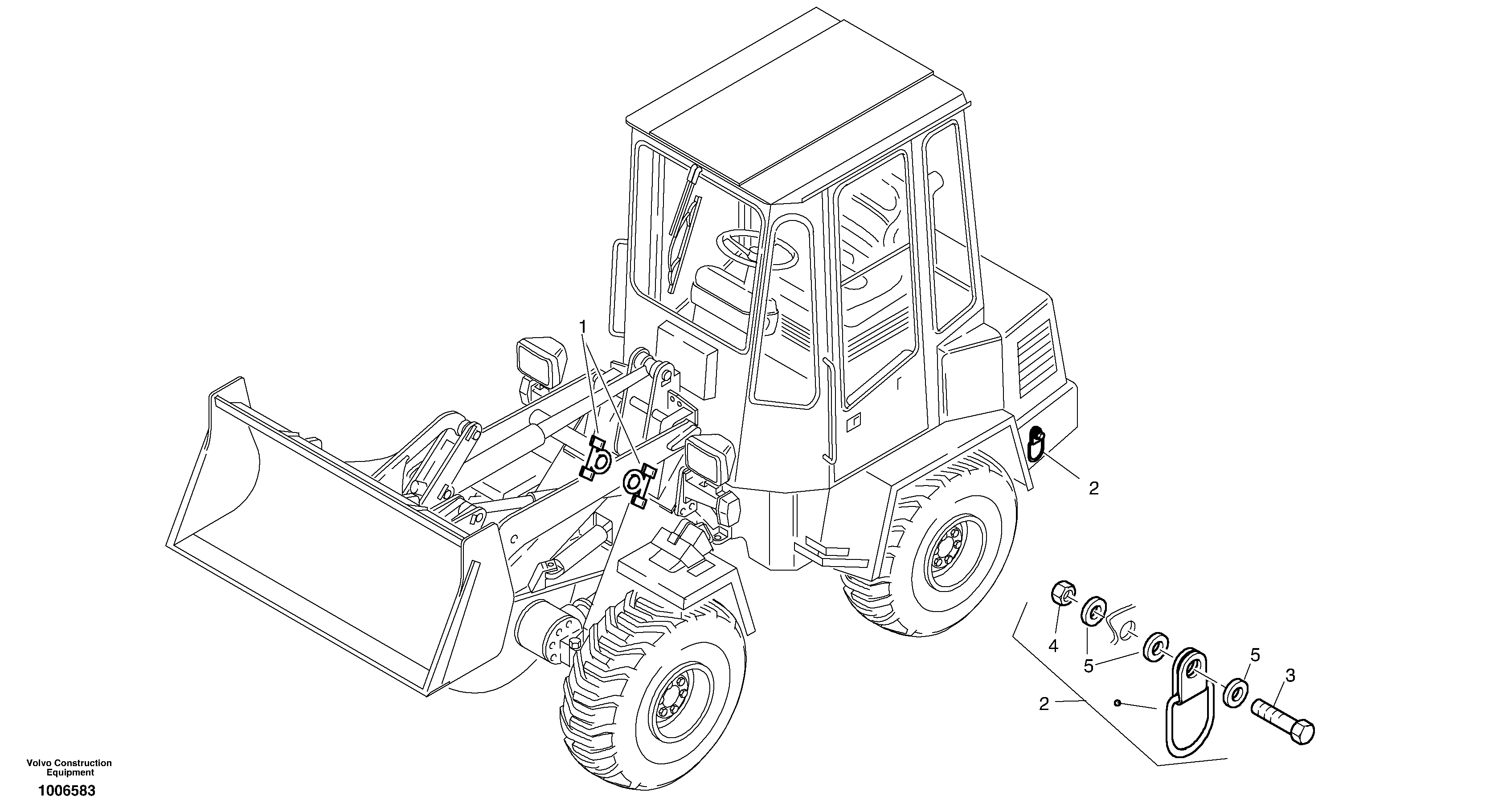 Lifting eyes — volvo parts diagram